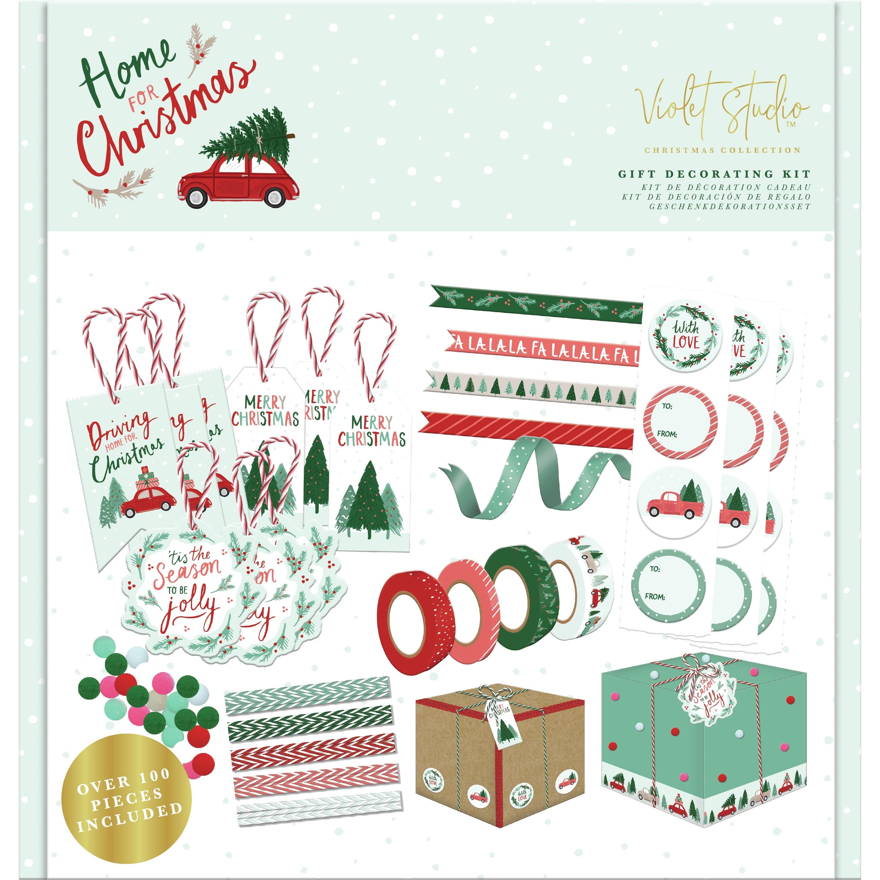 Violet Studio Home For Christmas Gift Decorating Bundle