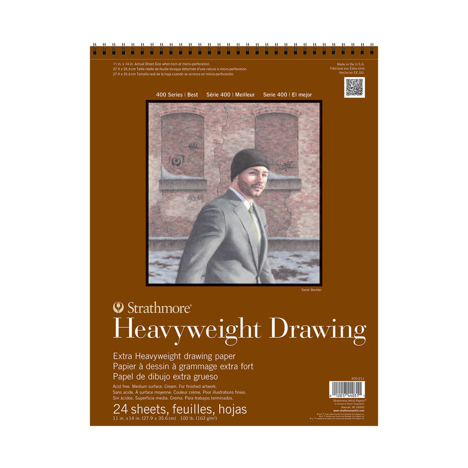 Strathmore® 400 Series Heavyweight Drawing Paper Pad