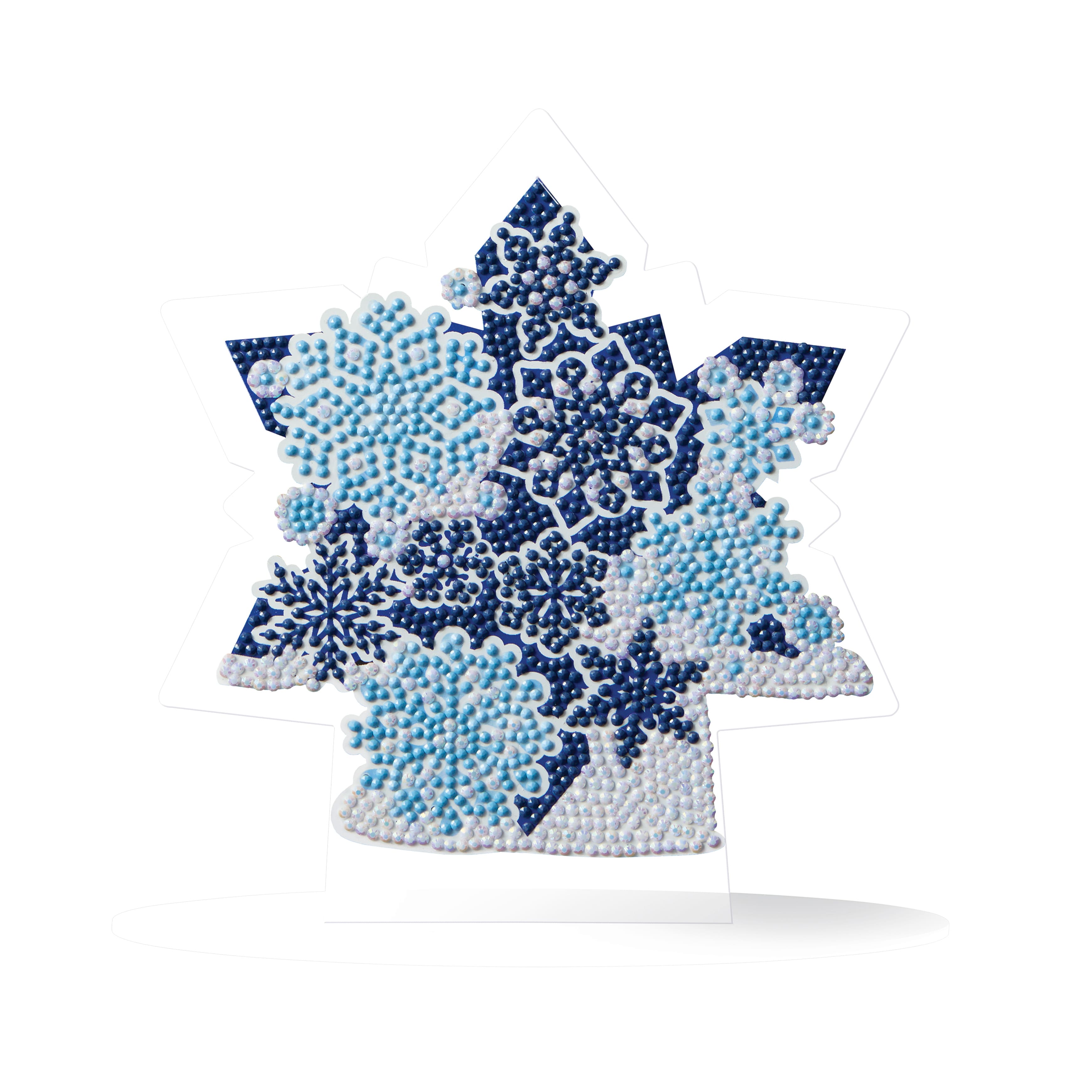 Trousse d&#x2019;art en diamants pour flocon de neige d&#xE9;coratif de table de 20,3&#xA0;cm x 19,8&#xA0;cm de Make Market