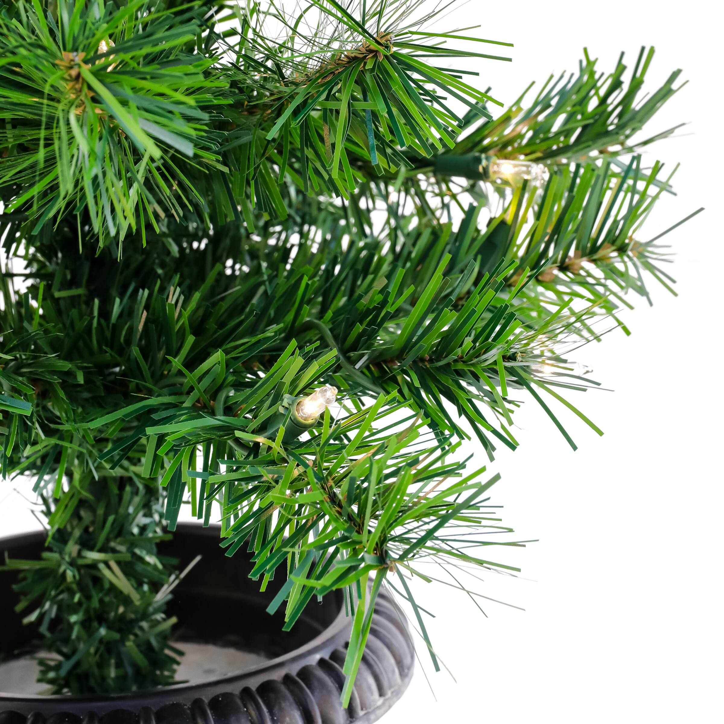 3ft. Pre-Lit Artificial Christmas Trees &#x26; Wreath Set