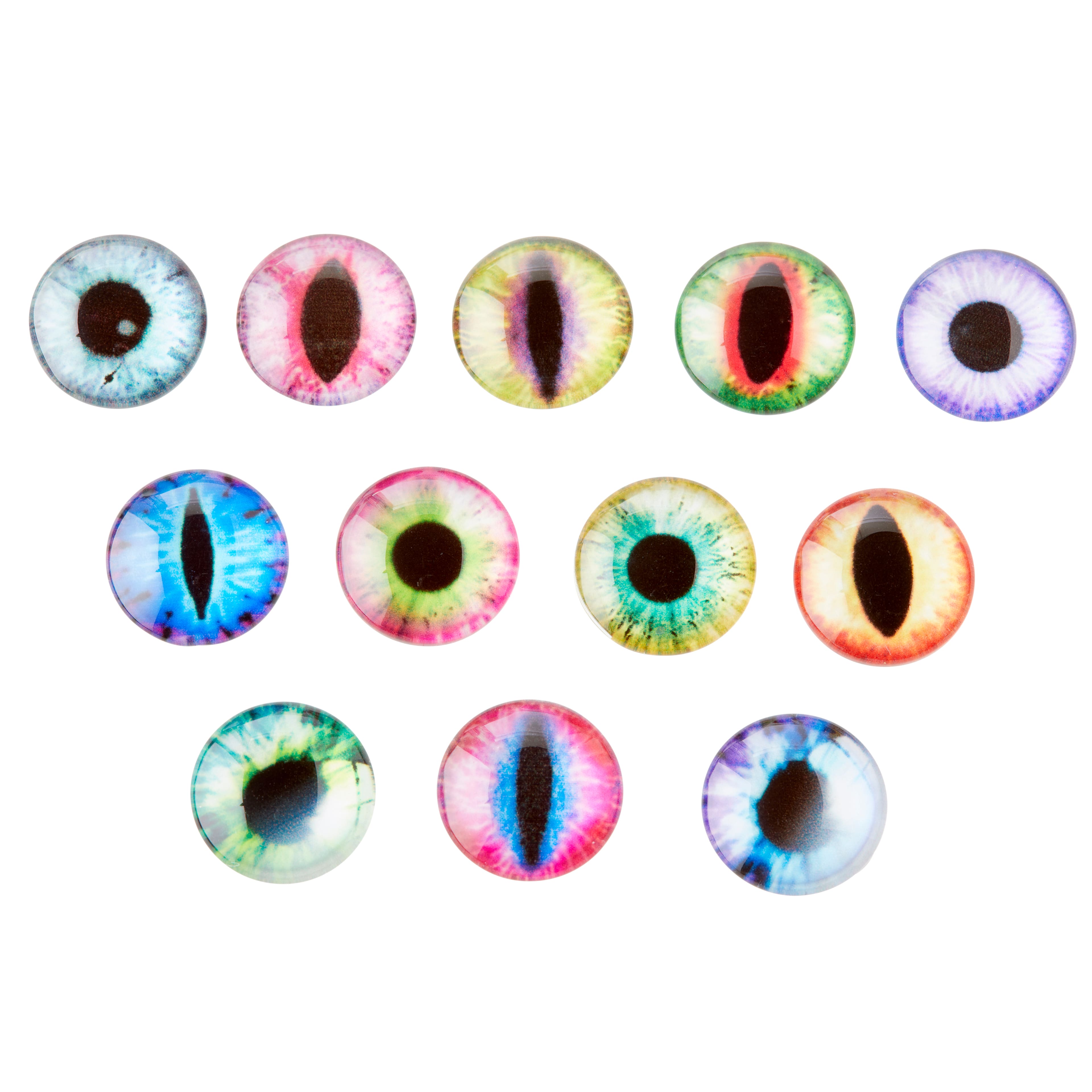 Found Objects&#x2122; Multicolored Glass Cabochons By Bead Landing&#x2122;