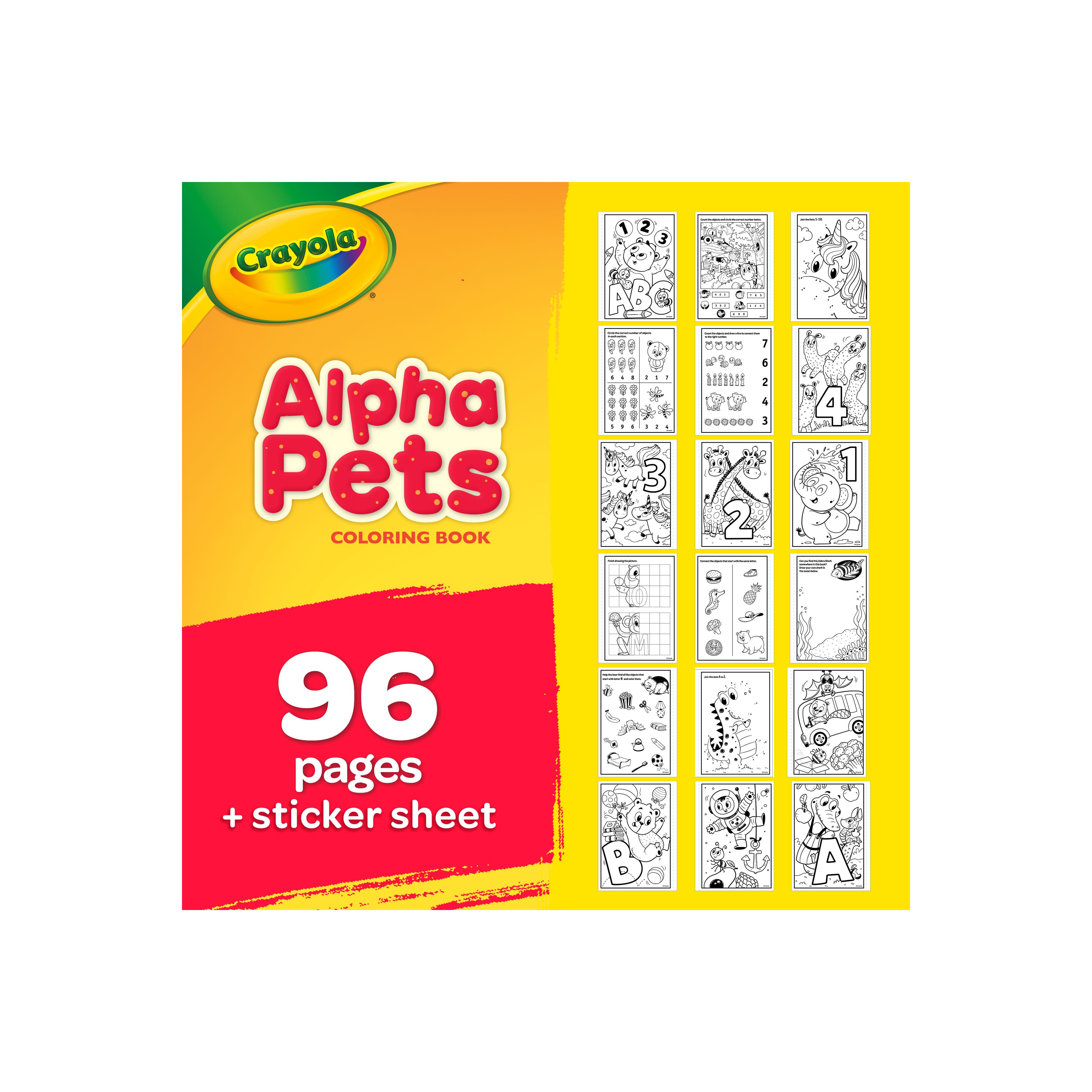 Crayola&#xAE; Alpha Pets Coloring Book