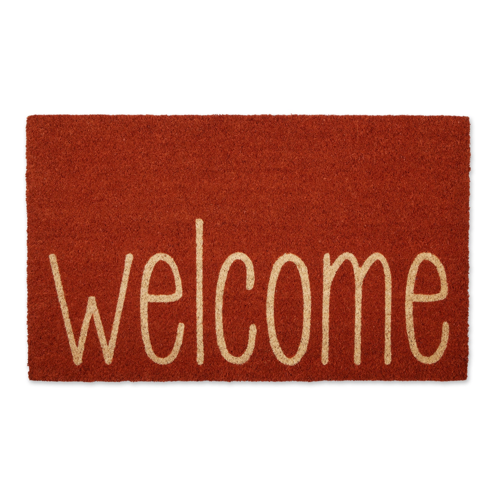 Rusty Orange Welcome Doormat