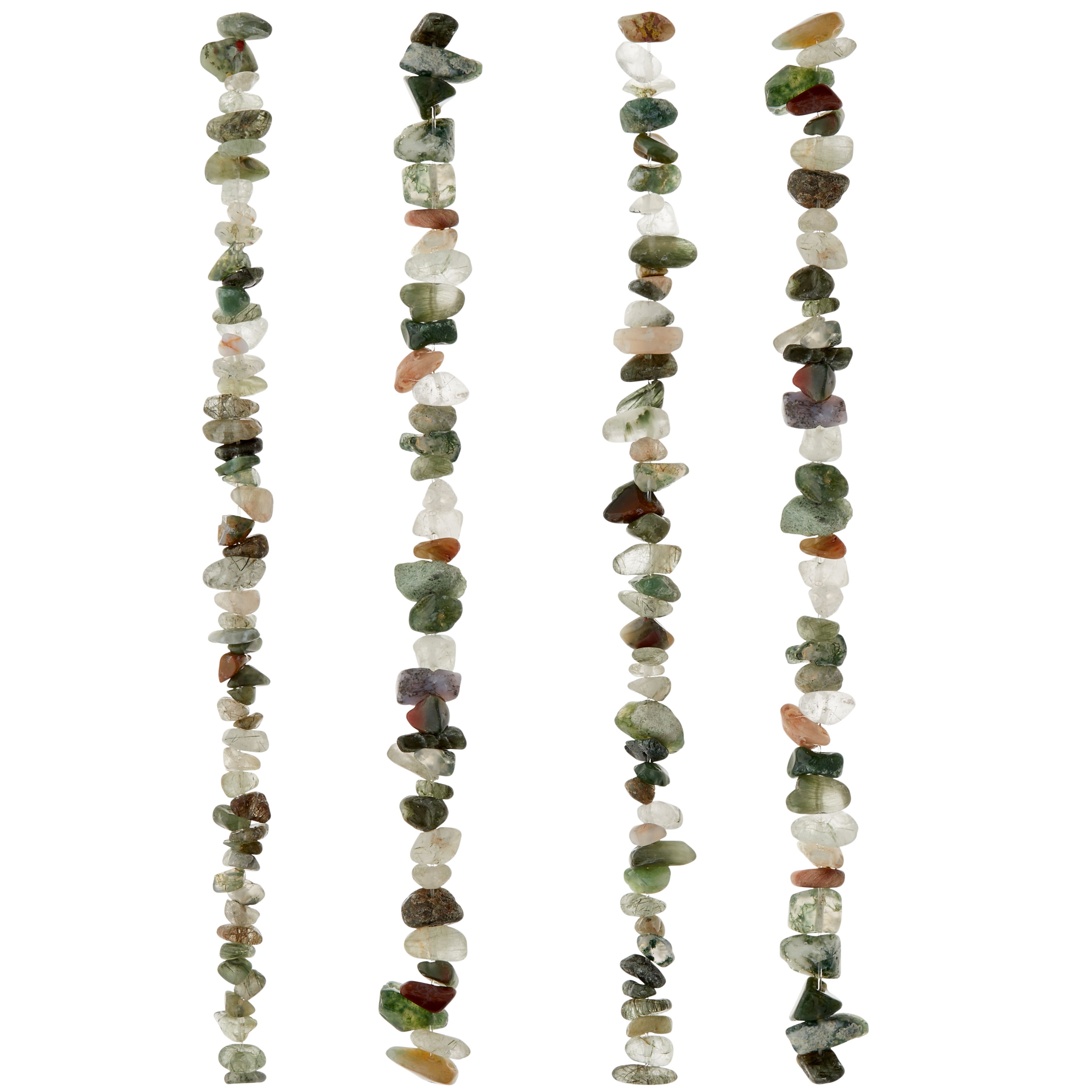 12 Pack: Multicolor Jasper Chip Beads by Bead Landing&#x2122;