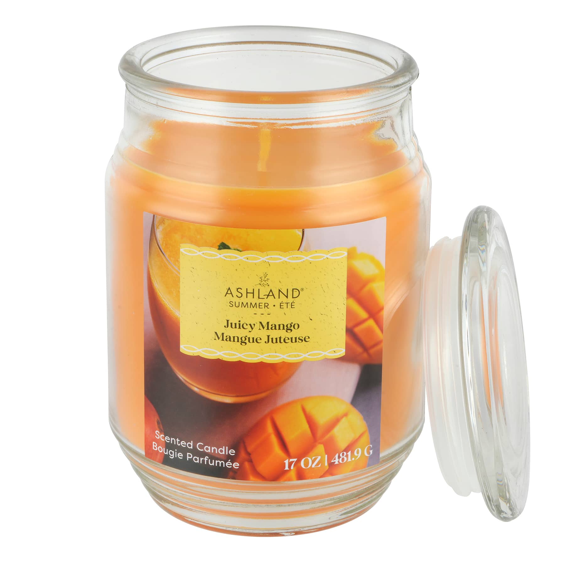 17oz. Juicy Mango Jar Candle by Ashland&#xAE;