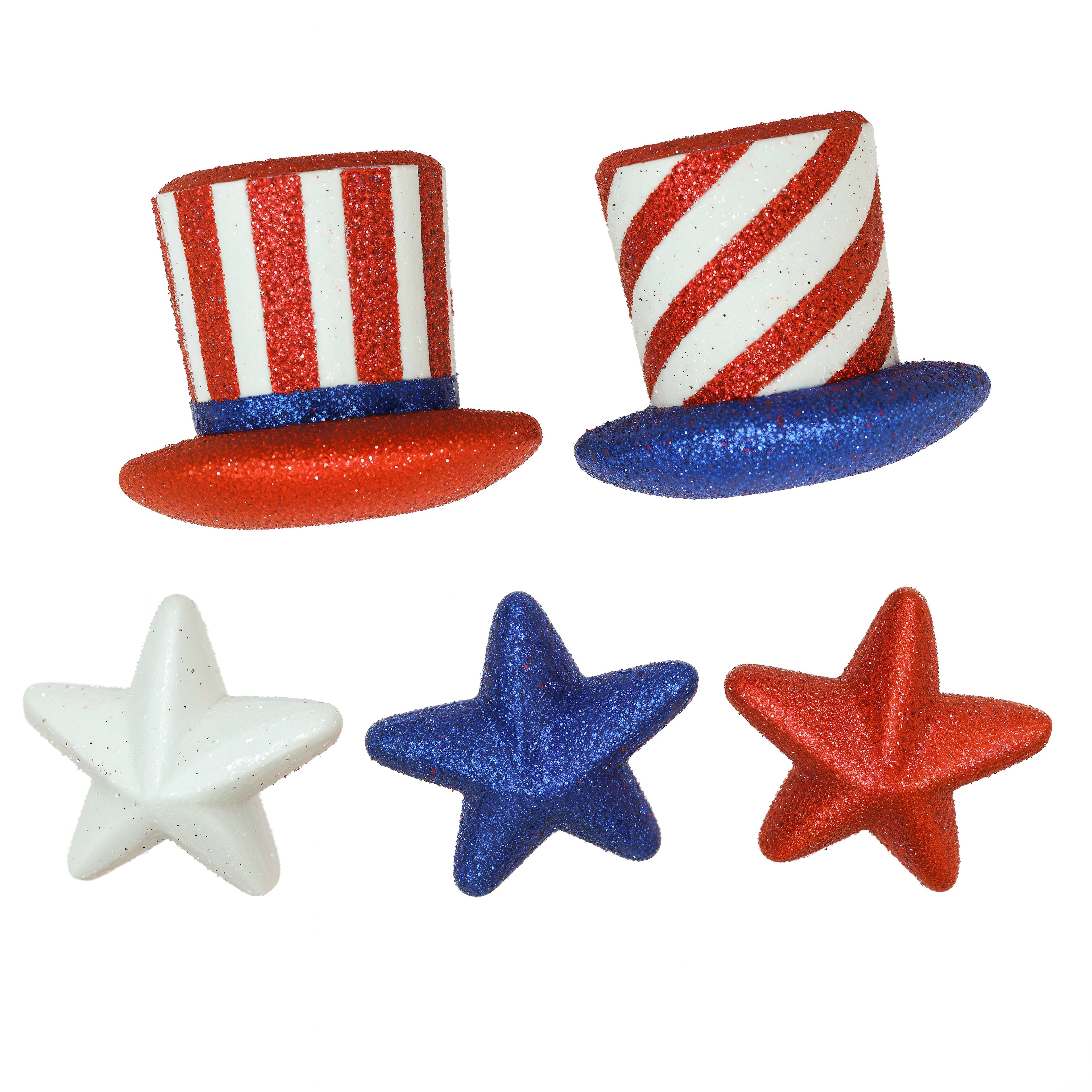 Red, White &#x26; Blue Scatter D&#xE9;cor, 16ct. by Celebrate It&#x2122;