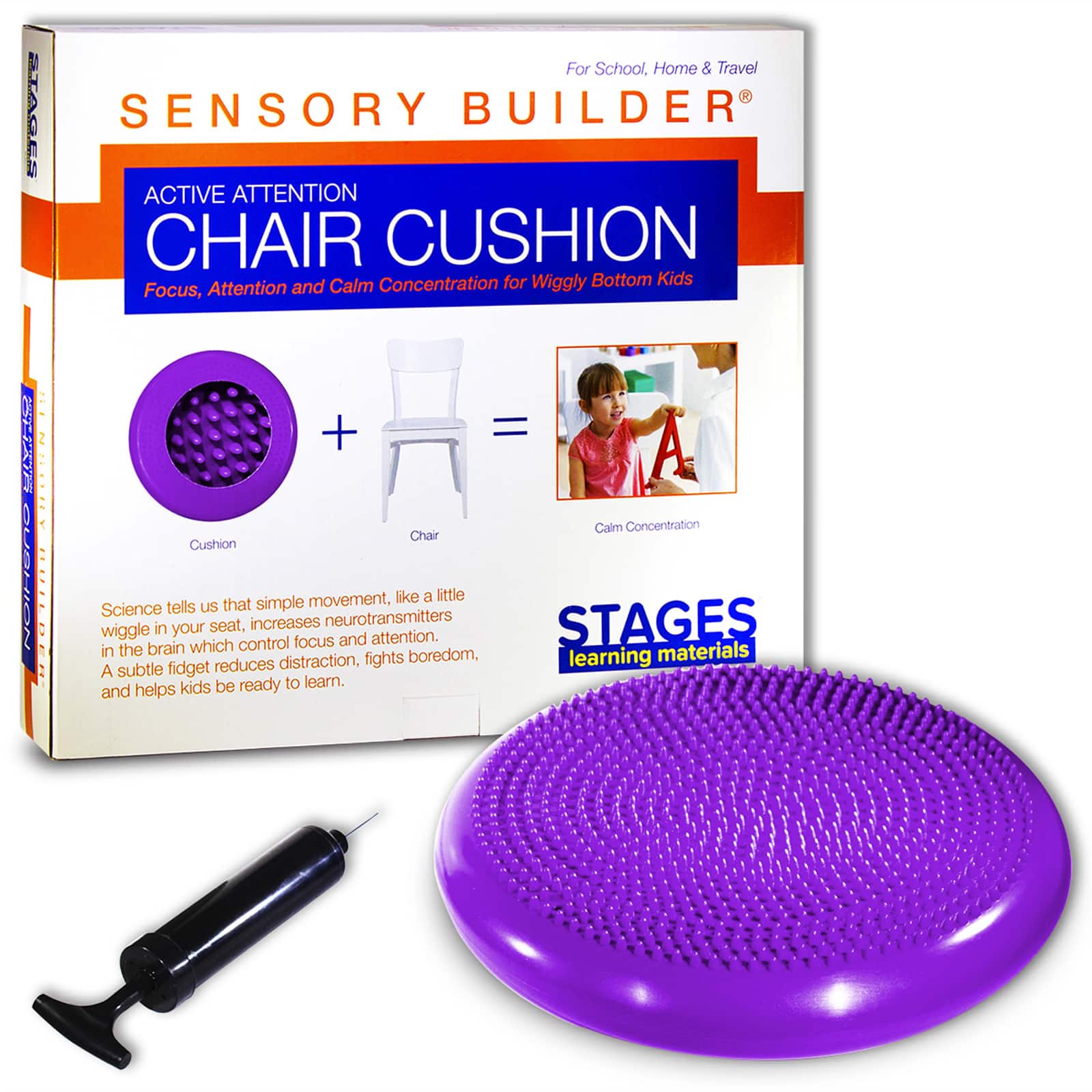 Sensory Builder® Active Attention Chair Cushion