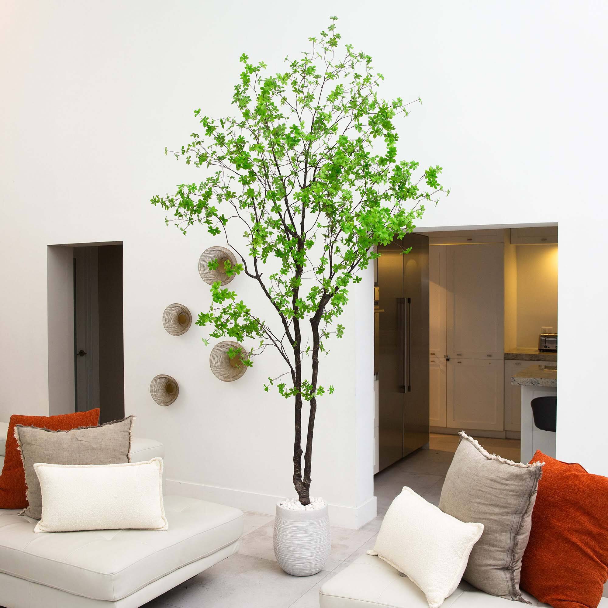 10ft. Potted Artificial Minimalist Enkianthus Tree