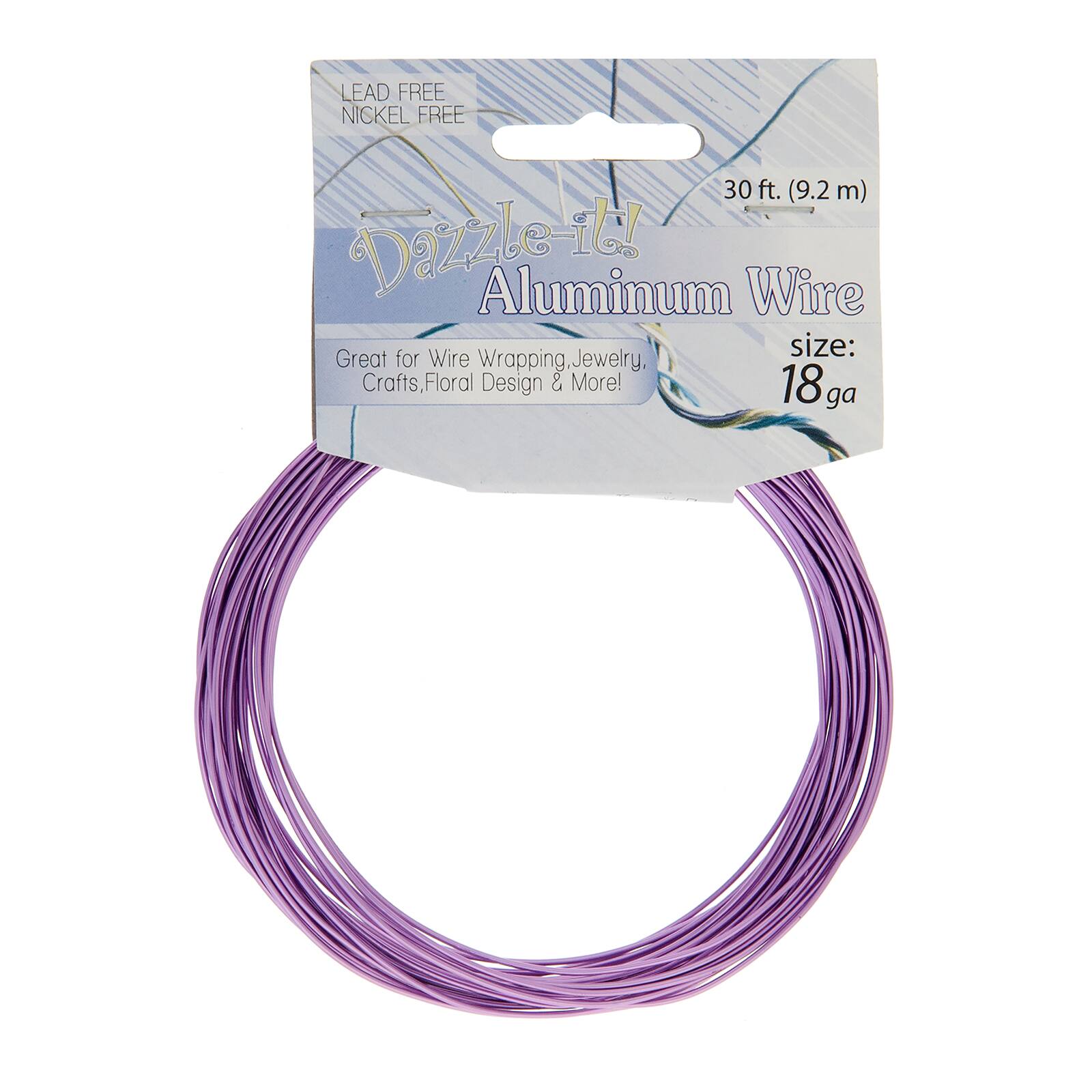 John Bead 18 Gauge Aluminum Jewelry Wire, 30ft.