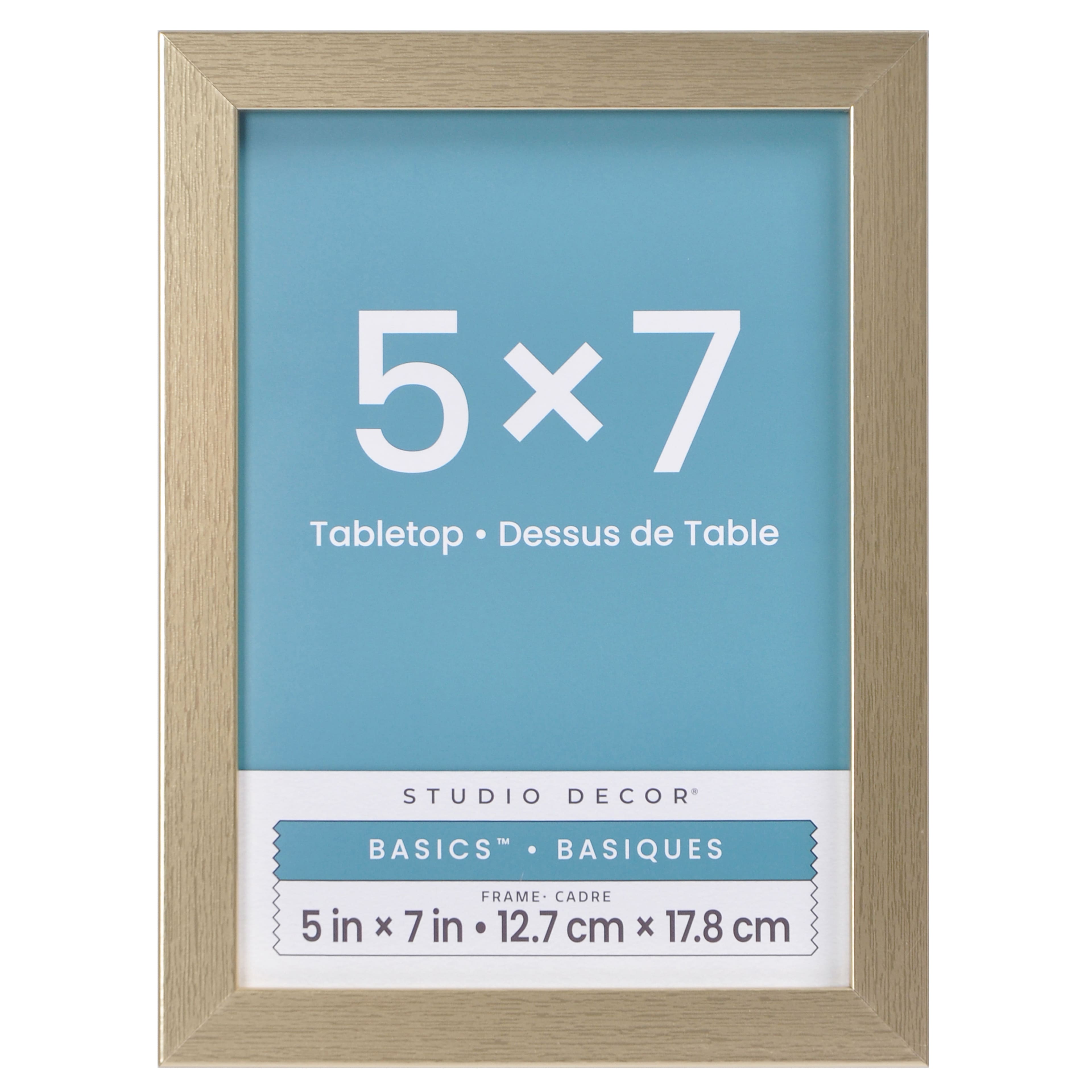 Basics&#x2122; Woodgrain Tabletop Linear Frame by Studio D&#xE9;cor&#xAE;
