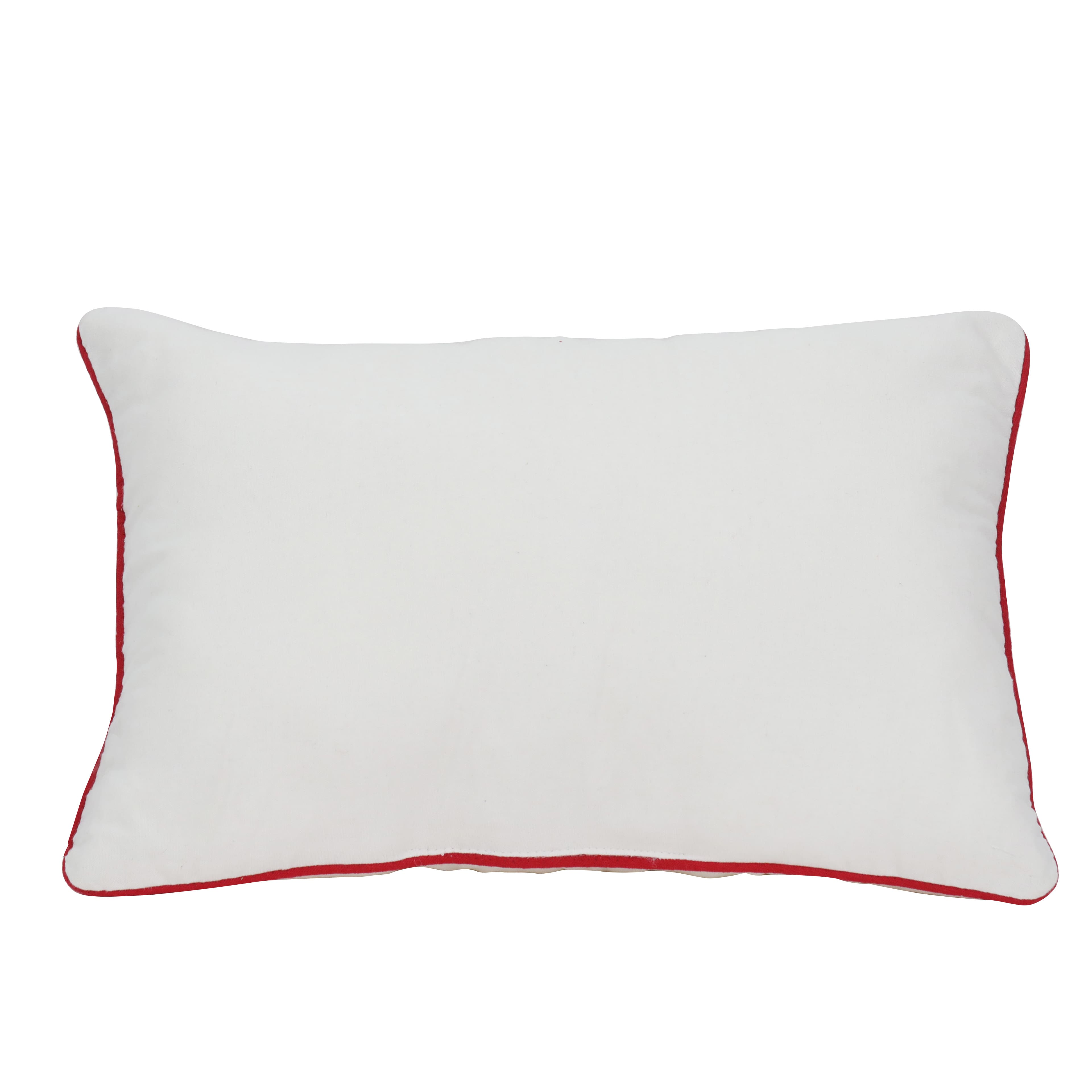 19.5&#x22; x 13.5&#x22; Double Flags Throw Pillow by Celebrate It&#x2122;