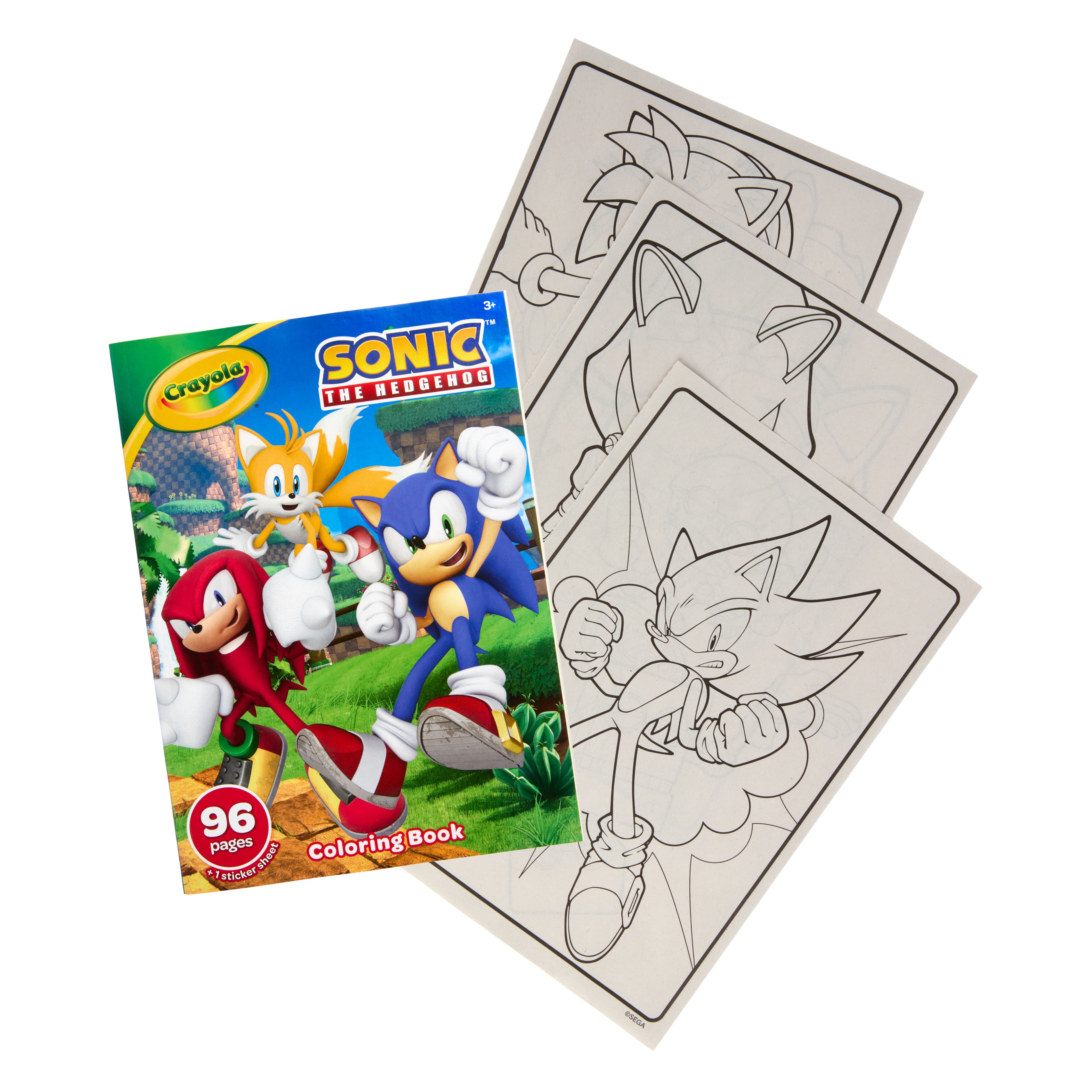 Crayola&#xAE; Sonic the Hedgehog 96-Page Coloring Book