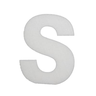 10" White Foam Letter by Ashland® image