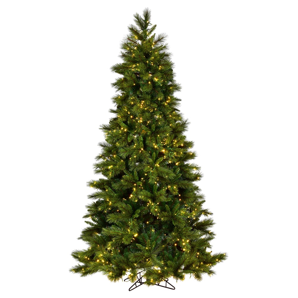 7.5ft. Pre-Lit Brighton Pine Artificial Christmas Tree, LED Color Changing Lights