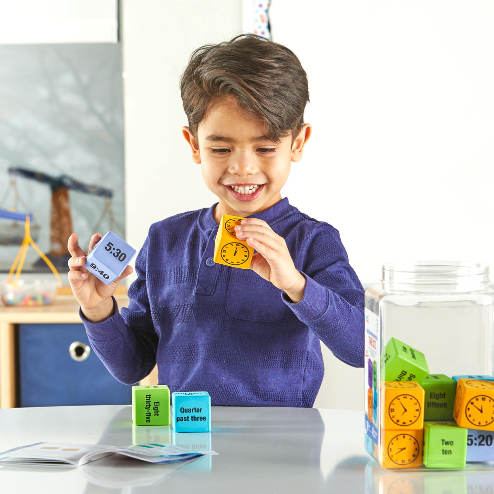 Hand2mind® Multiple Representation Time Dice, 16ct.