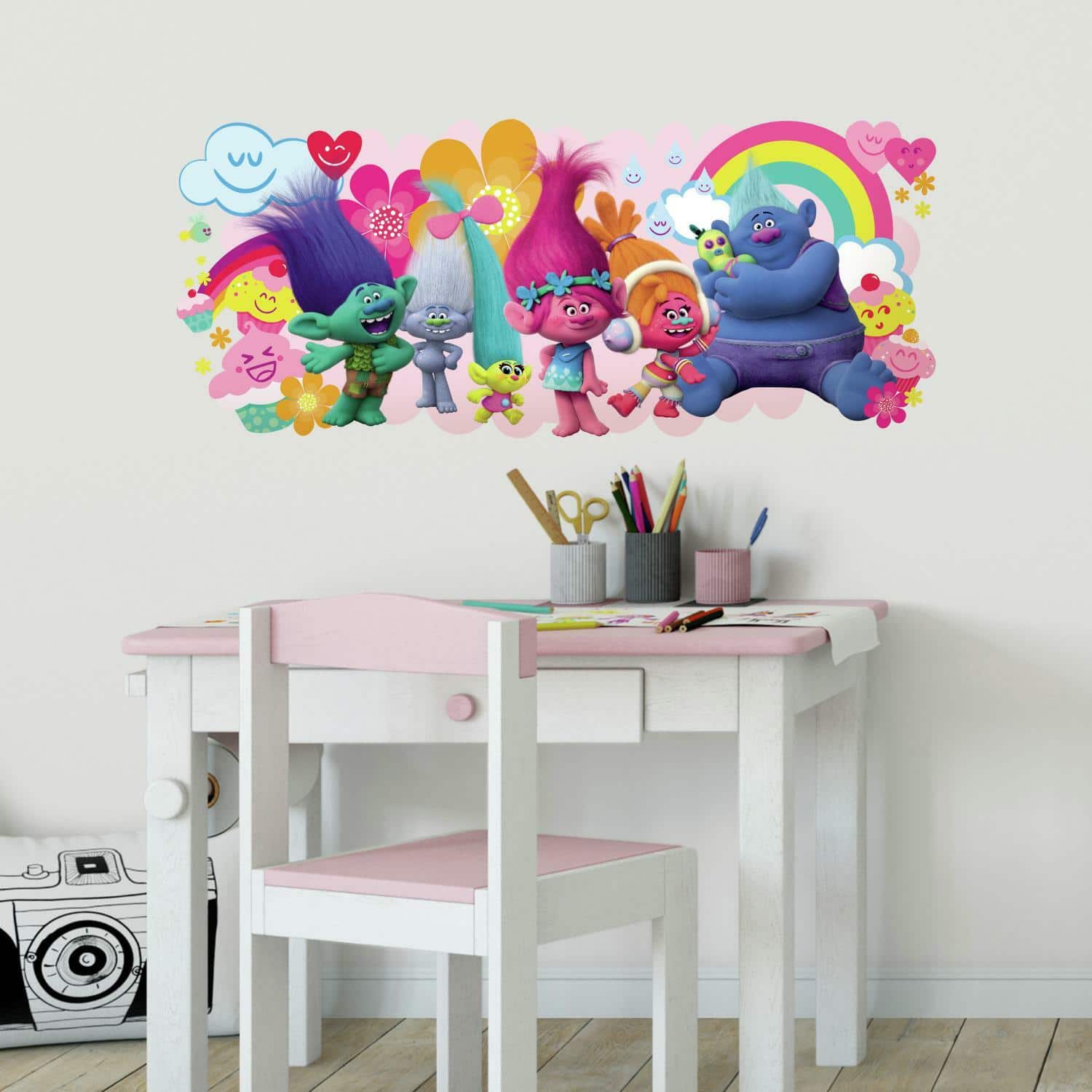 RoomMates Trolls Movie Giant Peel & Stick Wall Decal
