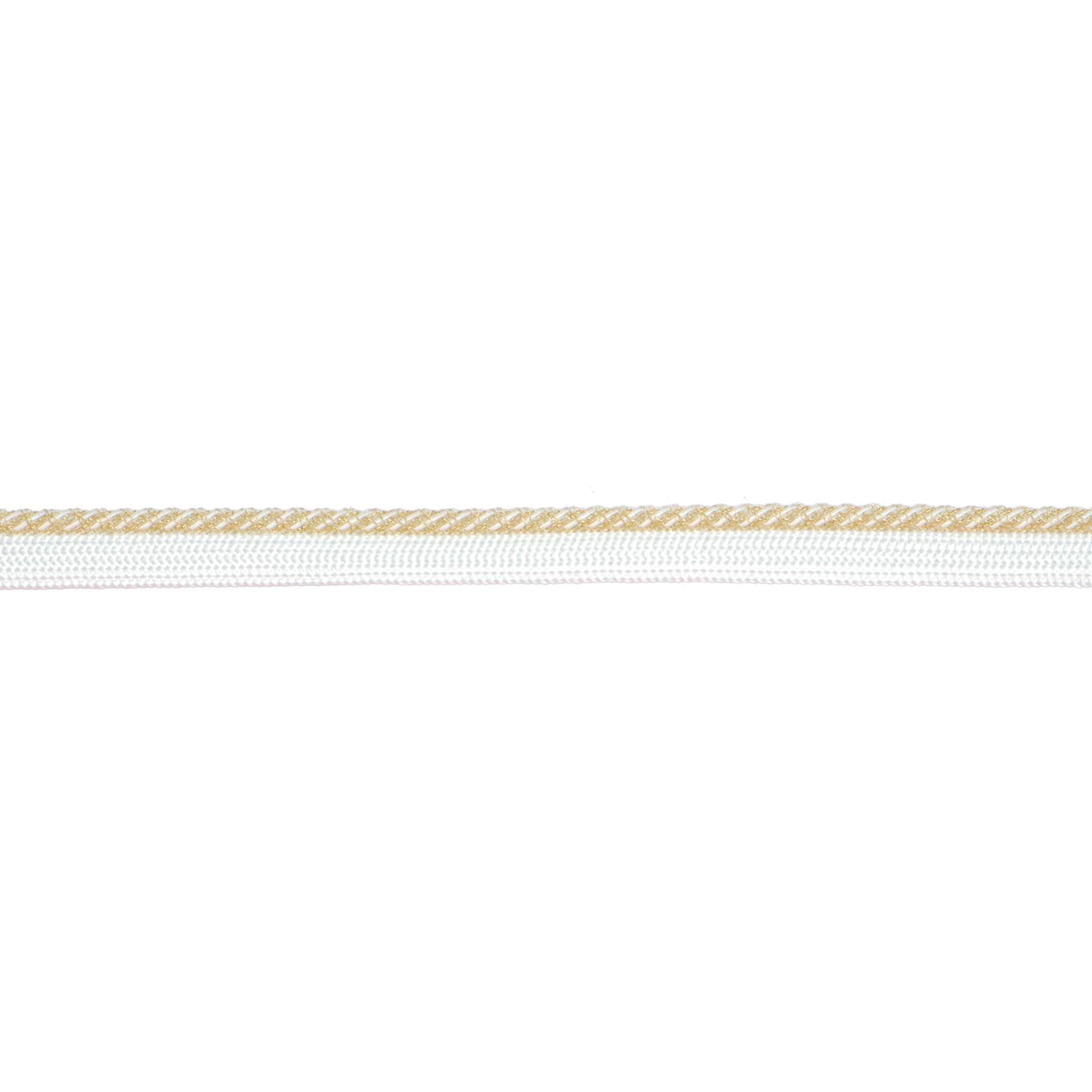 3/8&#x22; White &#x26; Gold Trim Cording by Celebrate It&#xAE;