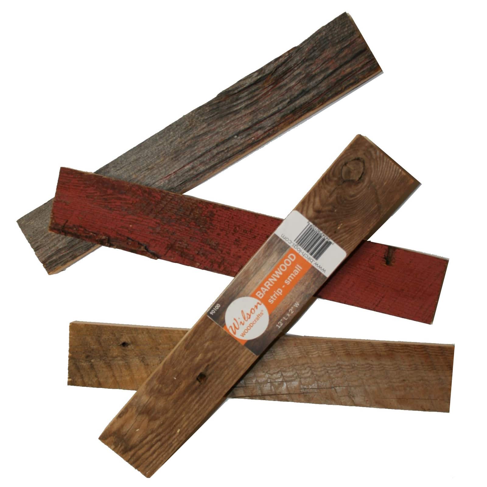 Wilson&#xAE; Enterprises 12&#x22; Reclaimed Barn Wood Strip, 4ct.