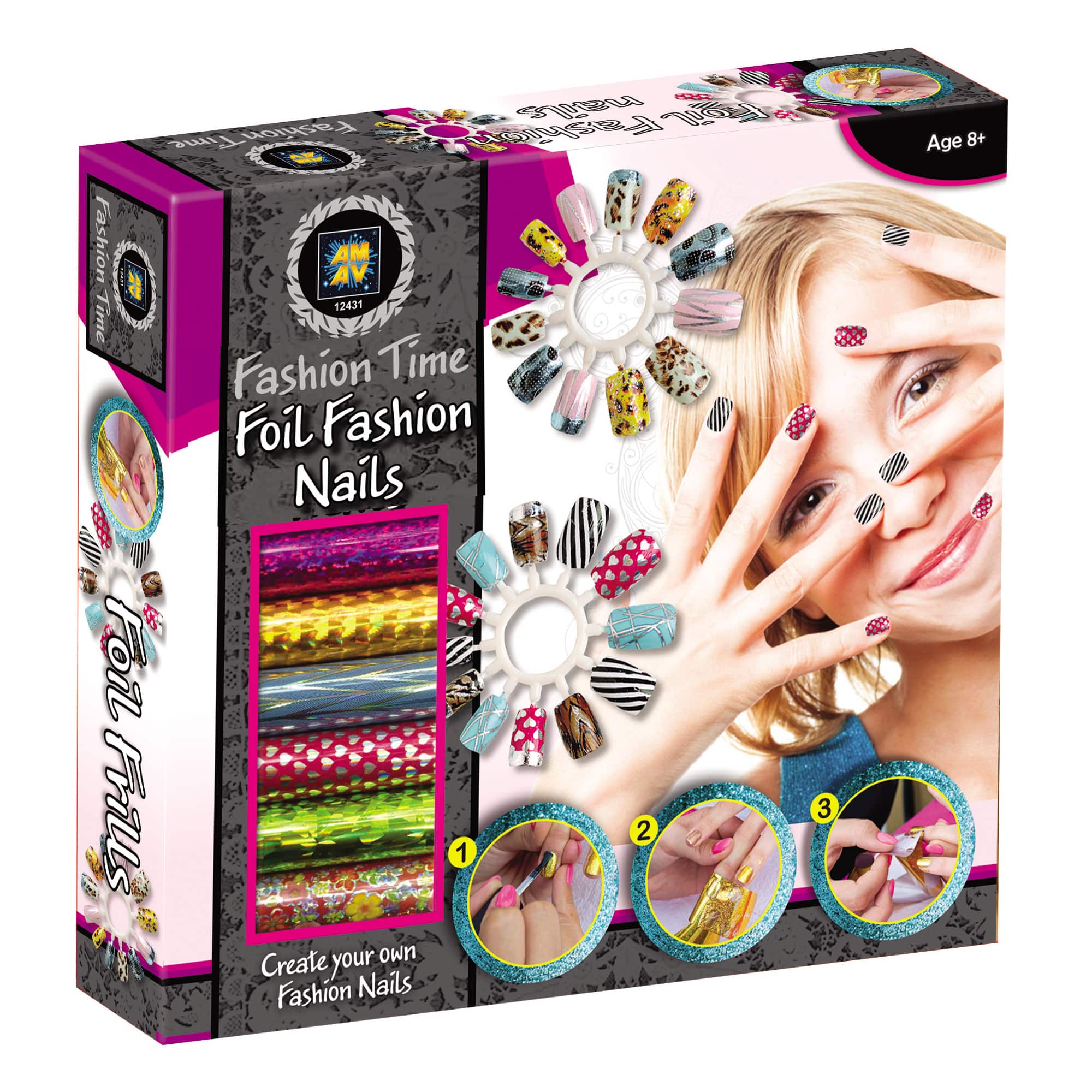 Fashion Time Foil Fashion Nails