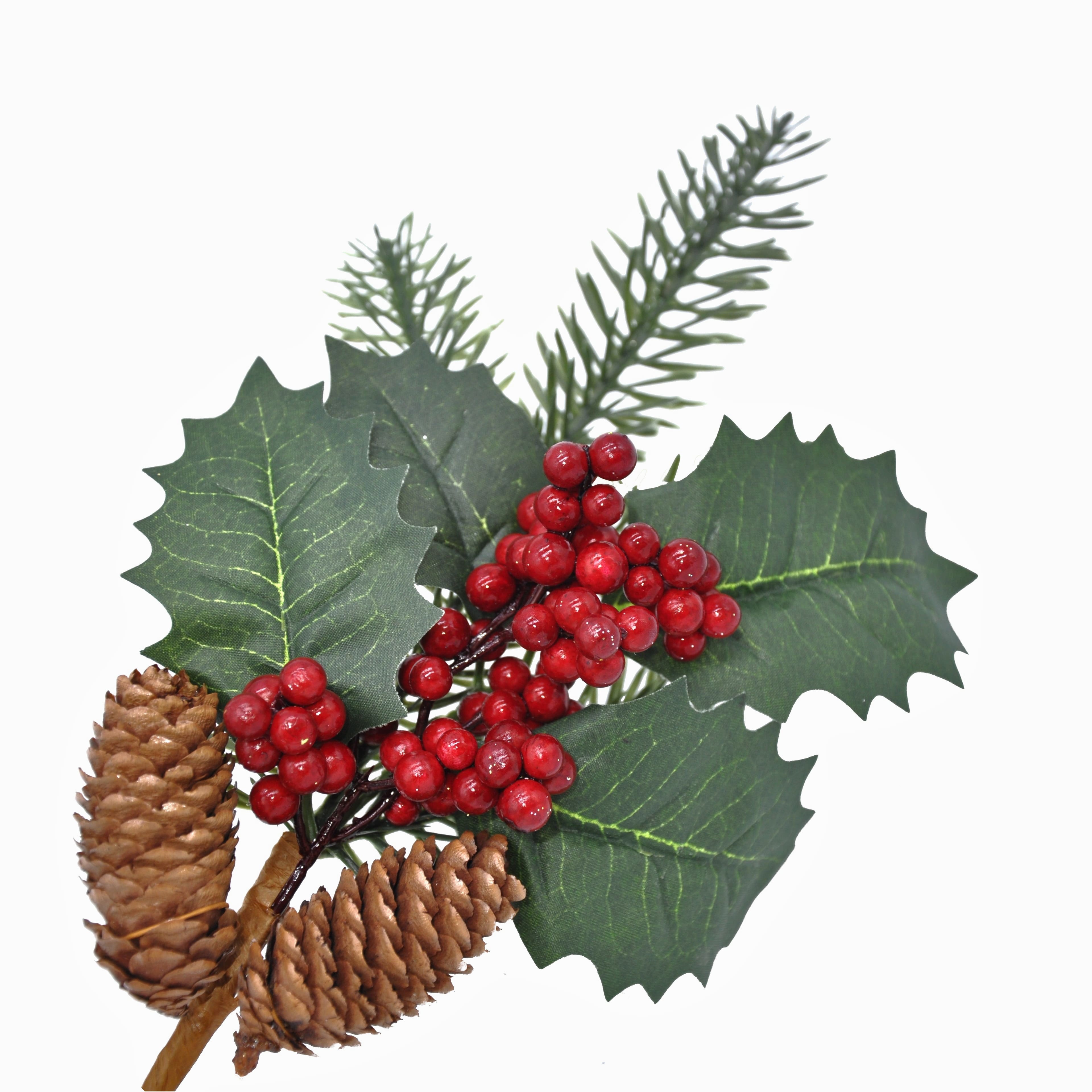 Mixed Pine, Berry, Holly &#x26; Pinecone Pick by Ashland&#xAE;