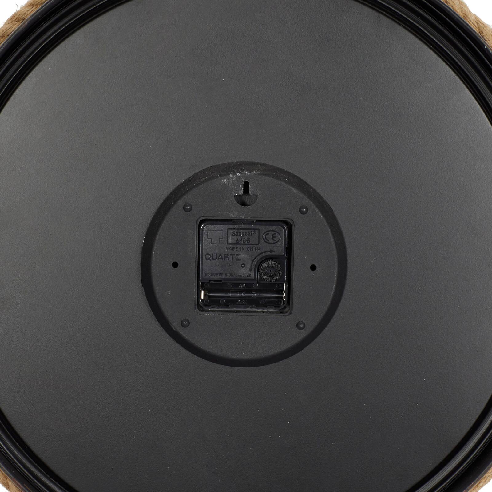 White Coastal Metal Wall Clock