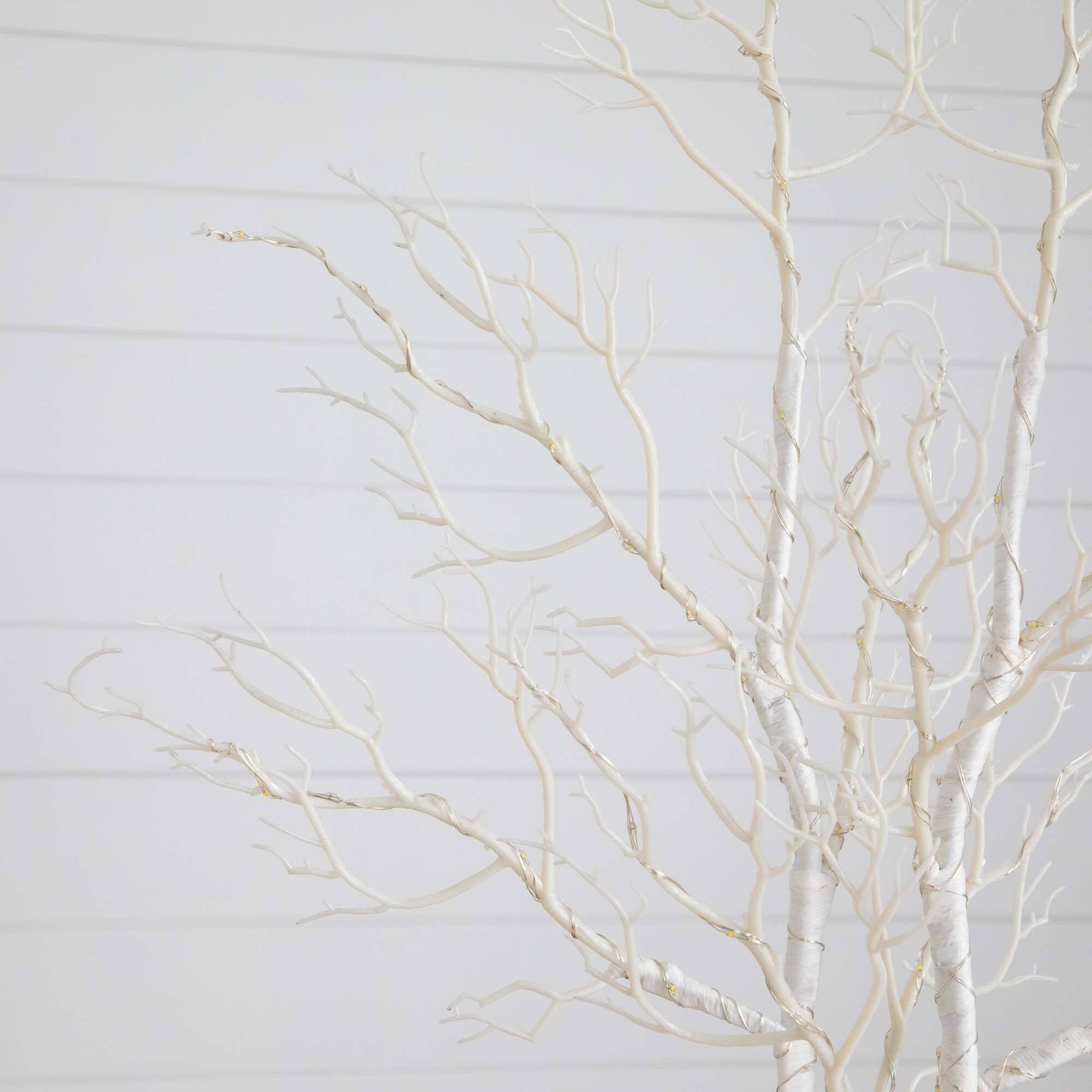 3ft. Artificial White Birch Warm White LED Pre-Lit Branches, 2ct.