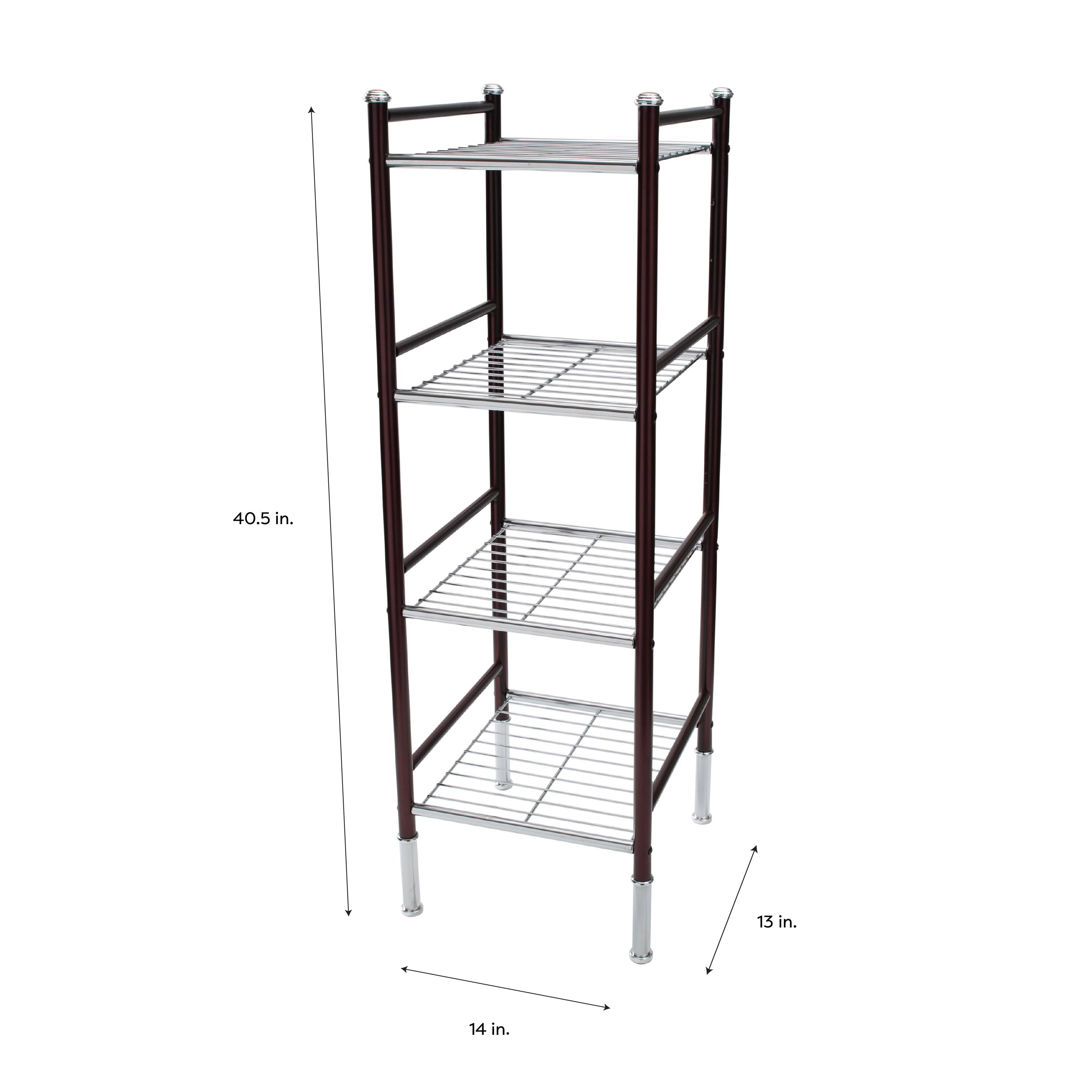 Organize It All Duplex 4 Tier Freestanding Wire Rack