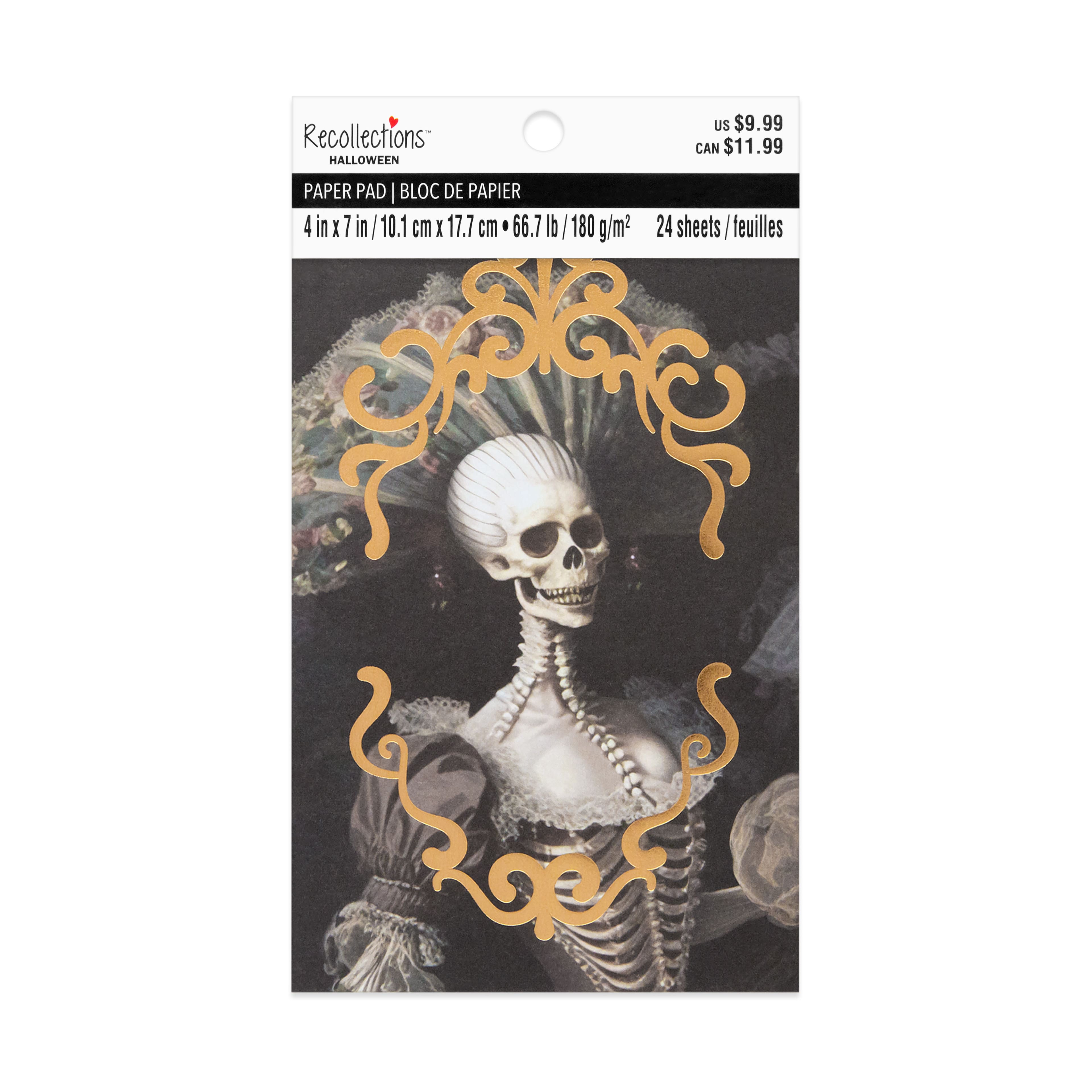 4" x 7" Dead Regency Paper Pad by Recollections™, 24 Sheets