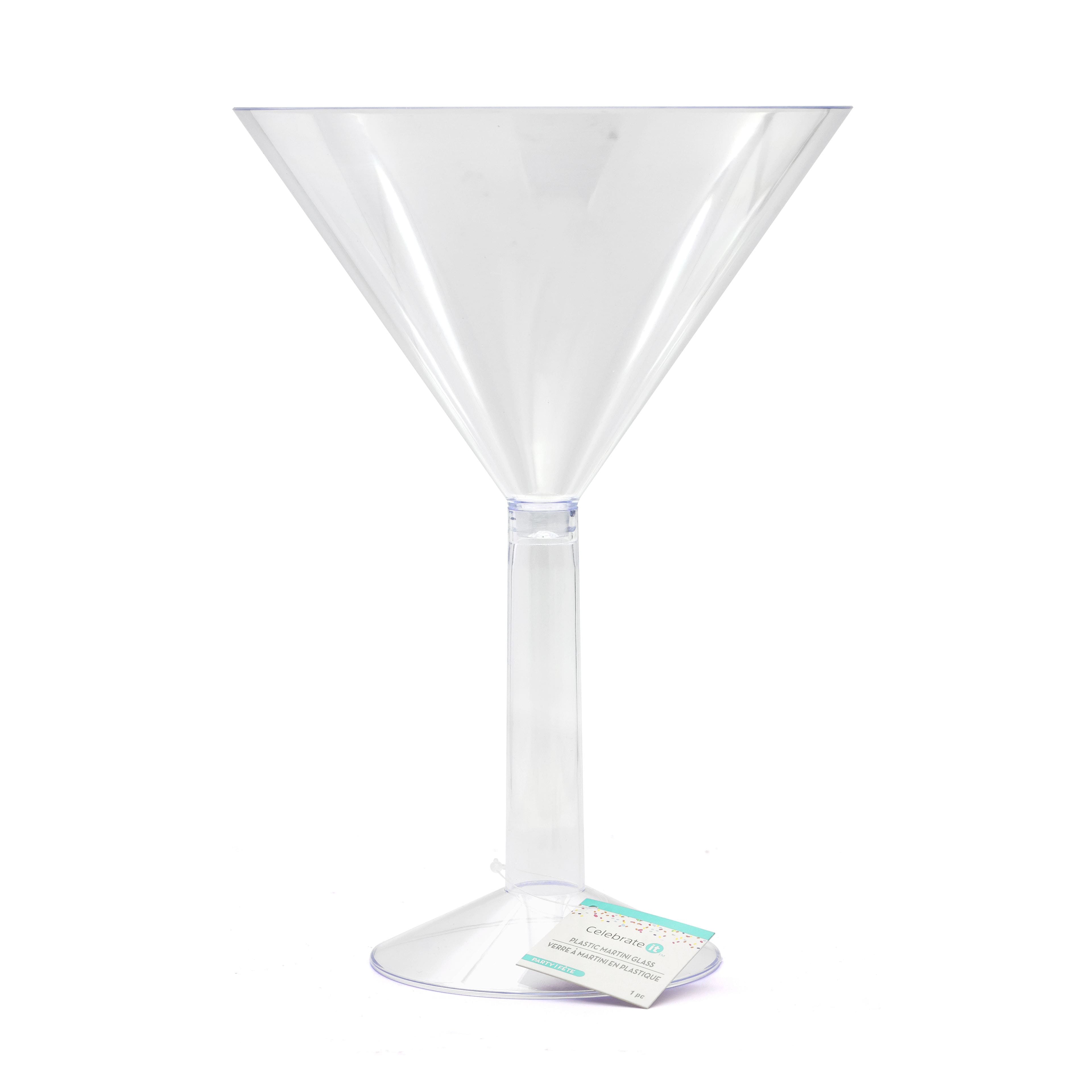 10.5&#x22; Plastic Martini Glass by Celebrate It&#x2122;