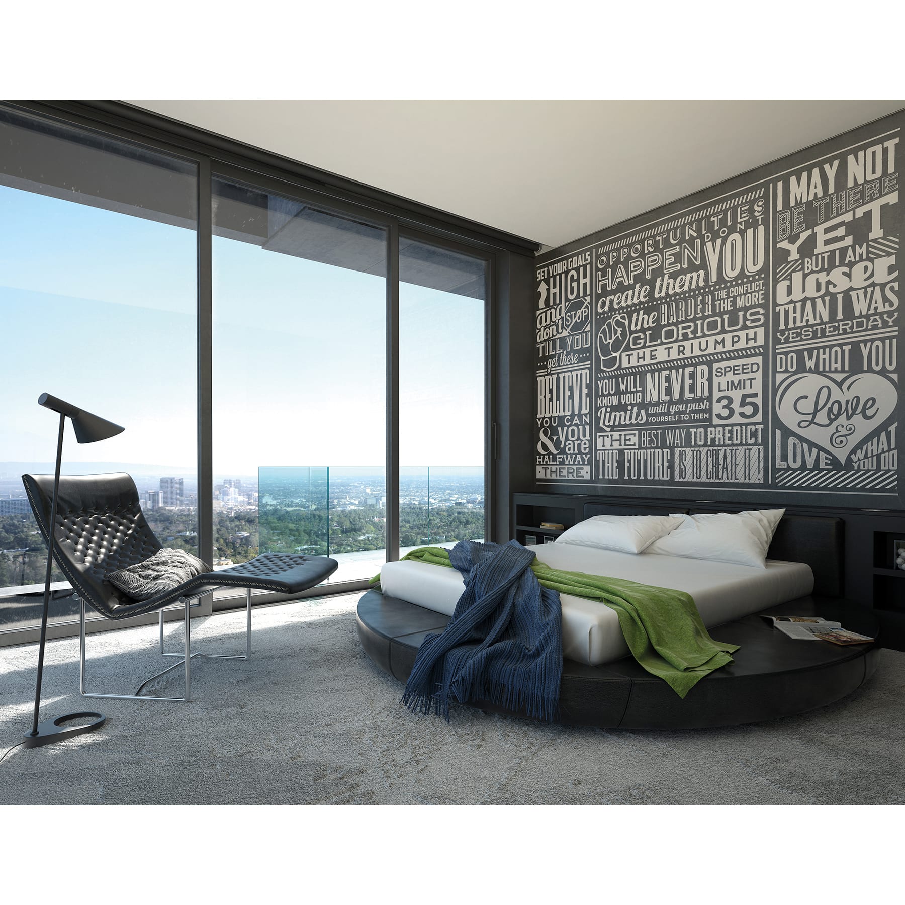 Ohpopsi Chalk Quotes Wall Mural