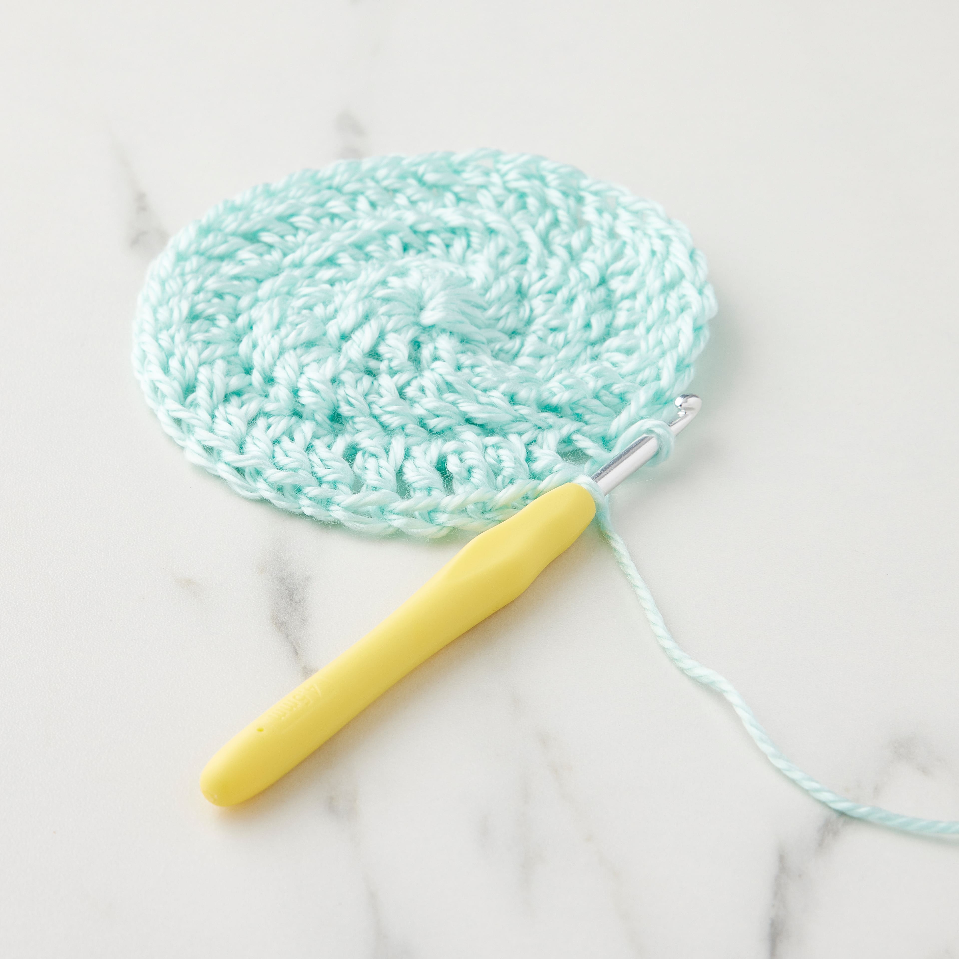 Ergonomic Aluminum Crochet Hook by Loops & Threads | G / 4.5 mm | Michaels