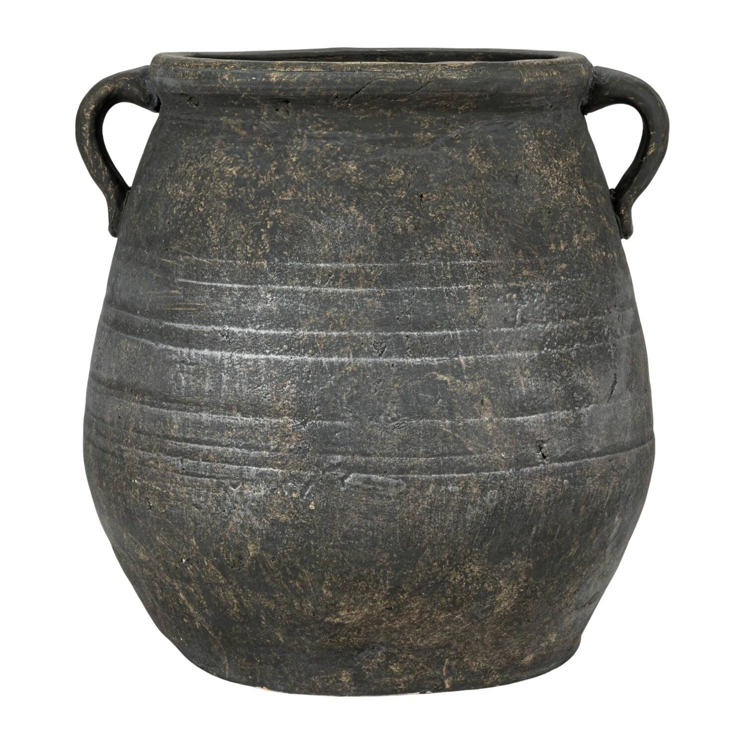 Hello Honey® 13.75" Whitewashed Terra Cotta Urn