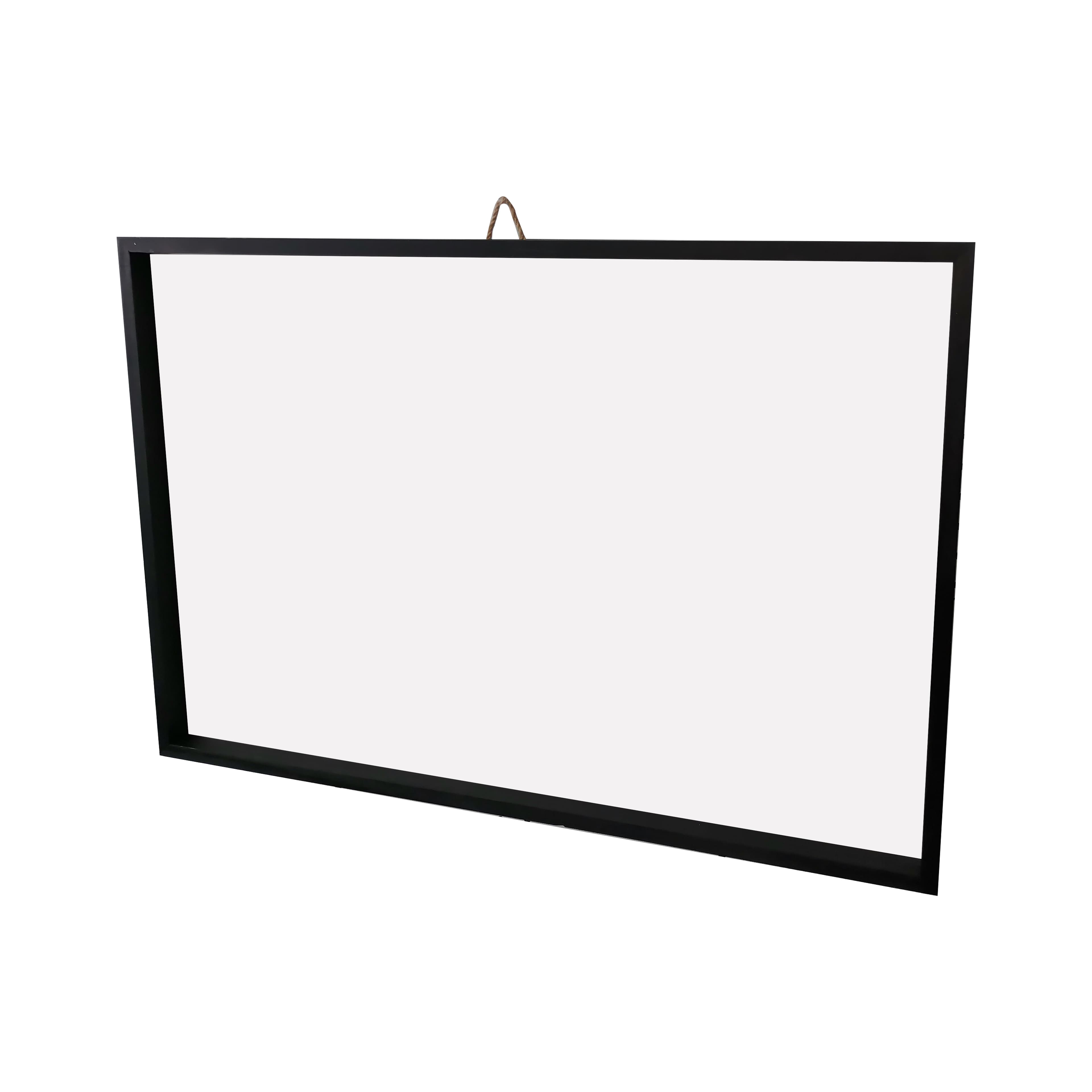 6 Pack: 17" x 25" White Plaque with Black Wood Frame by Make Market®