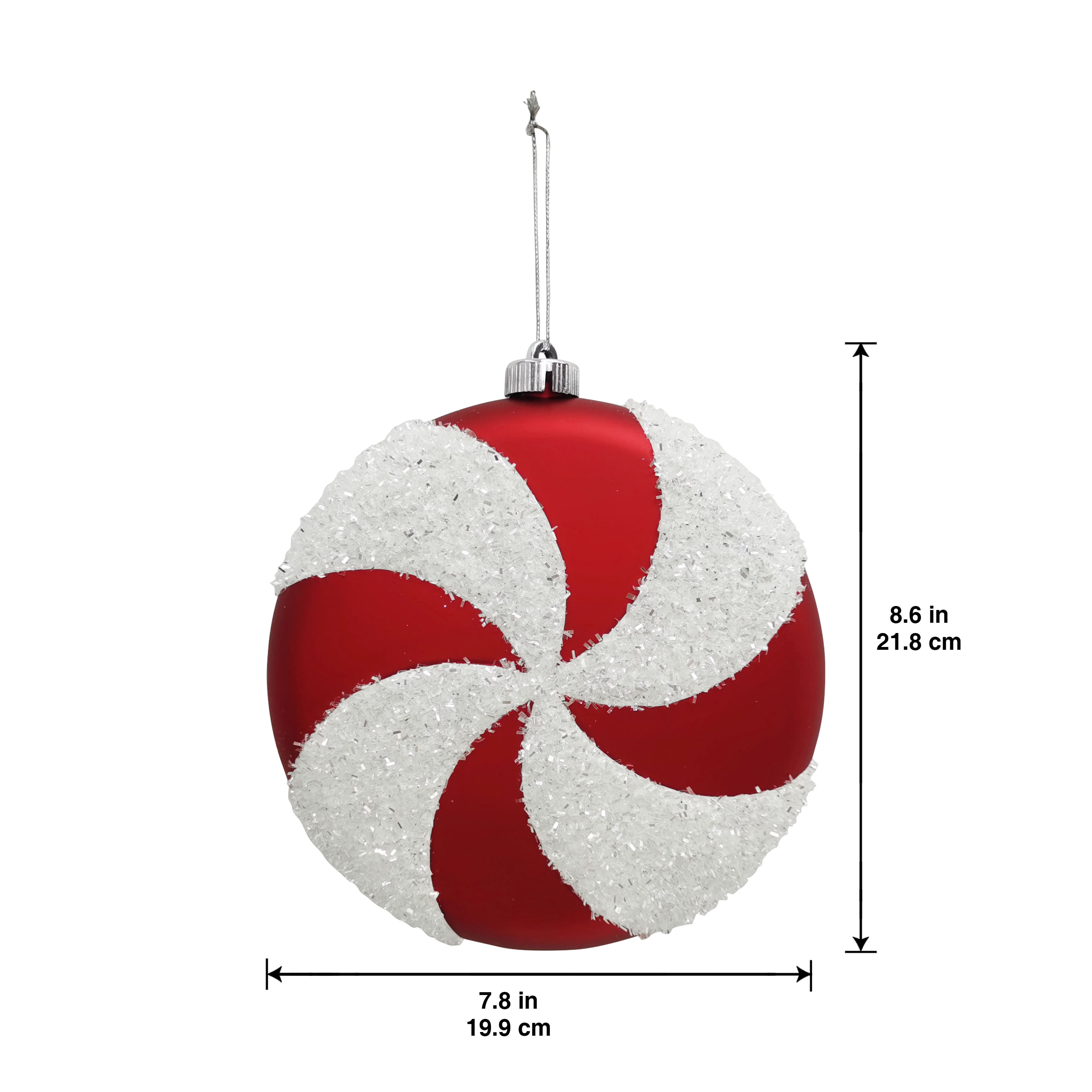 8.5&#x22; Jumbo Peppermint Shatterproof Ornament by Ashland&#xAE;