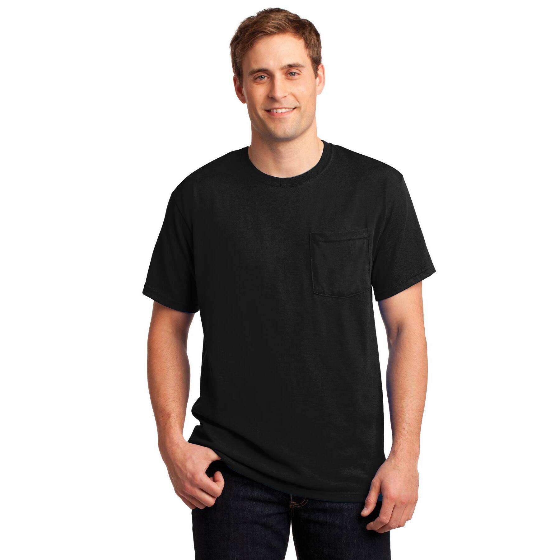 JERZEES® DRI-POWER® 50/50 Cotton/Poly Pocket T-Shirt