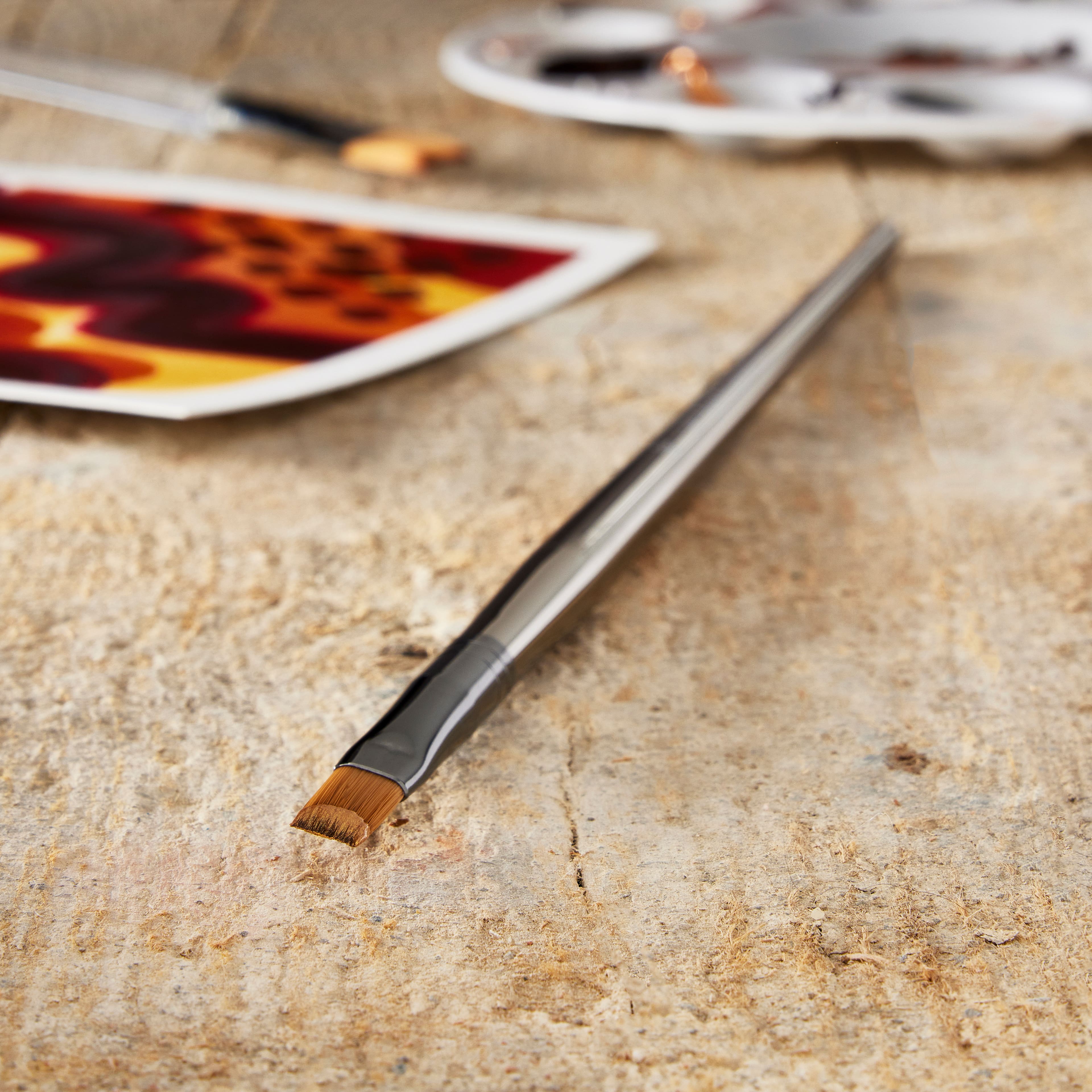 Zen™ Series 43 Long Handle Flat Brush