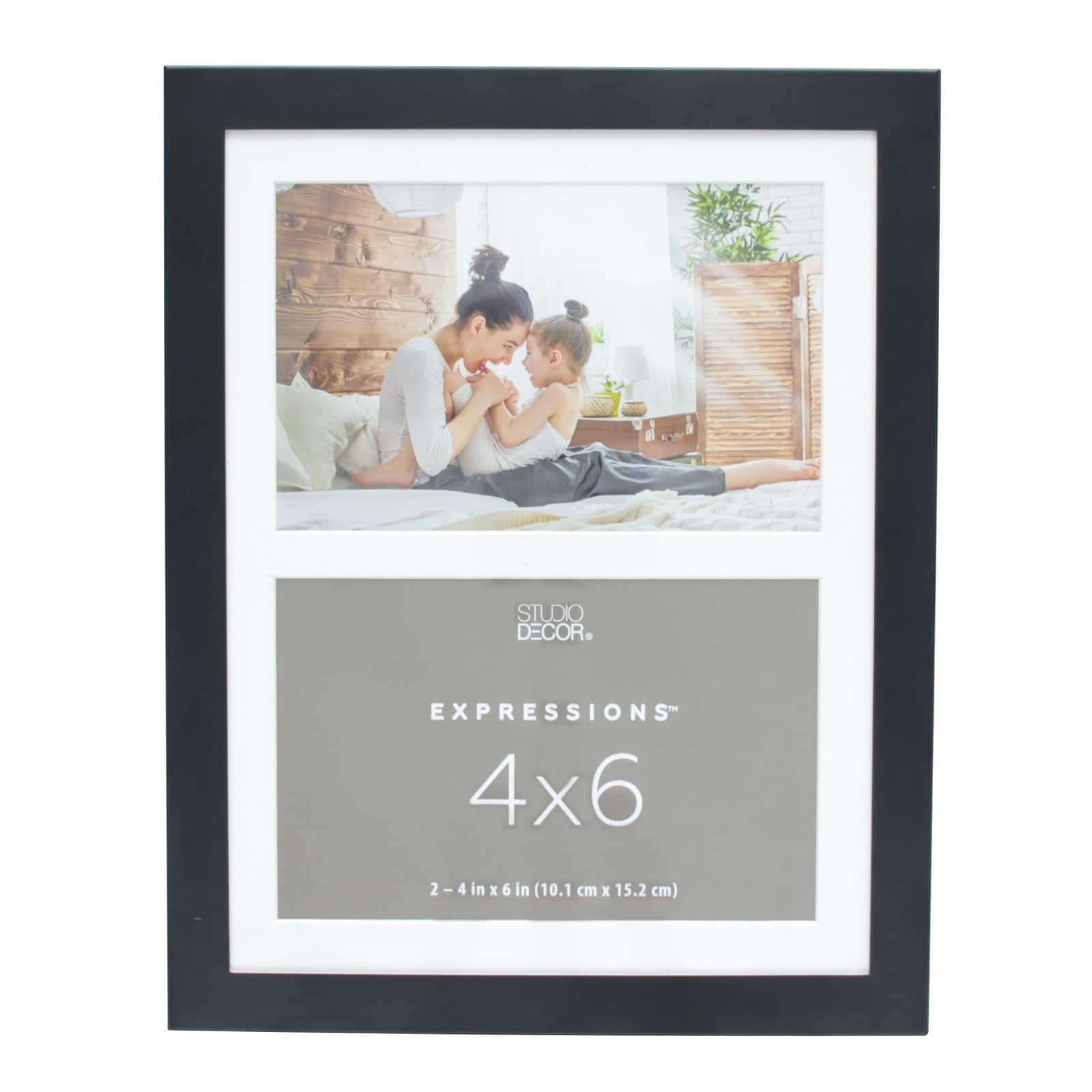 12 Pack: 2 Opening Black 4" x 6" Collage Frame, Expressions™ by Studio Décor®