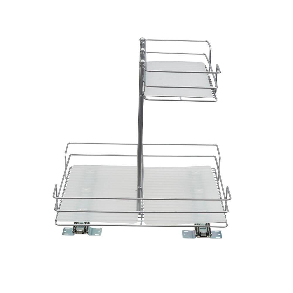 Household Essentials Glidez Double-Sided 2-Tier Organizer