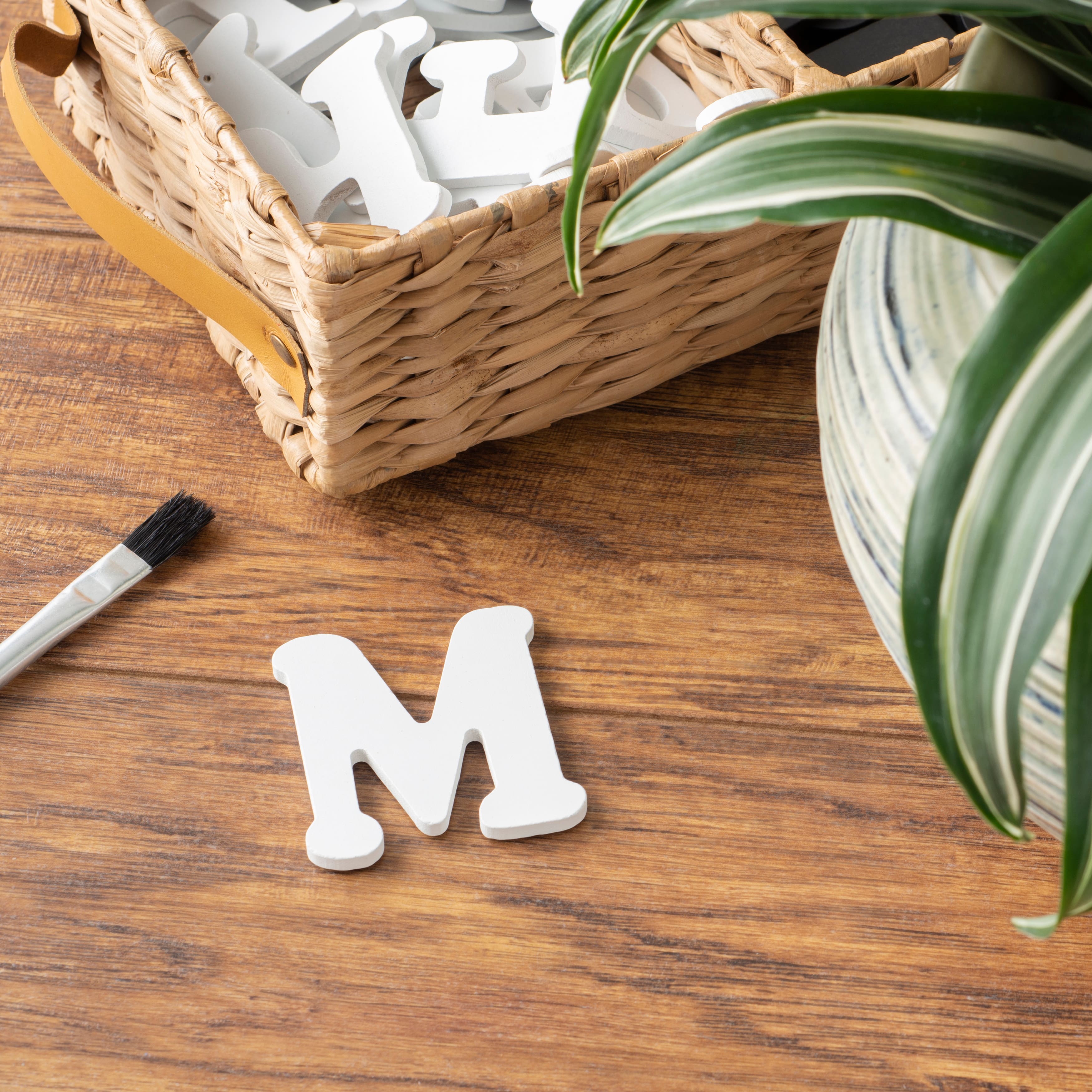 12 Pack: 2.5&#x22; White MDF Letter by Make Market&#xAE;