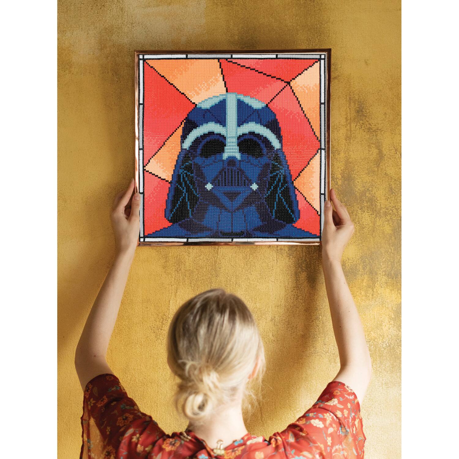 Camelot&#xAE; Dots Darth Vader Stained Glass Diamond Painting Kit