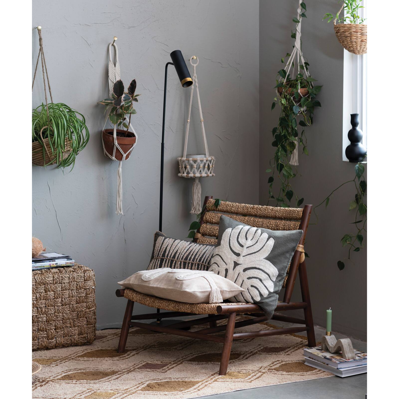 Hello Honey® 10" Matte Black Sculptural Aluminum Vase