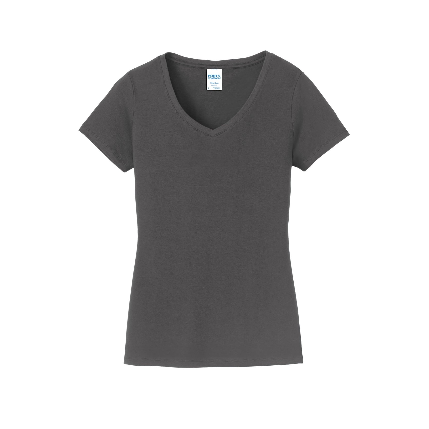 Port &#x26; Company&#xAE; Fan Favorite&#x2122; Ladies V-Neck T-Shirt