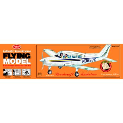 Paul K. Guillow Beechcraft Musketeer Laser Cut Model Kit | Michaels