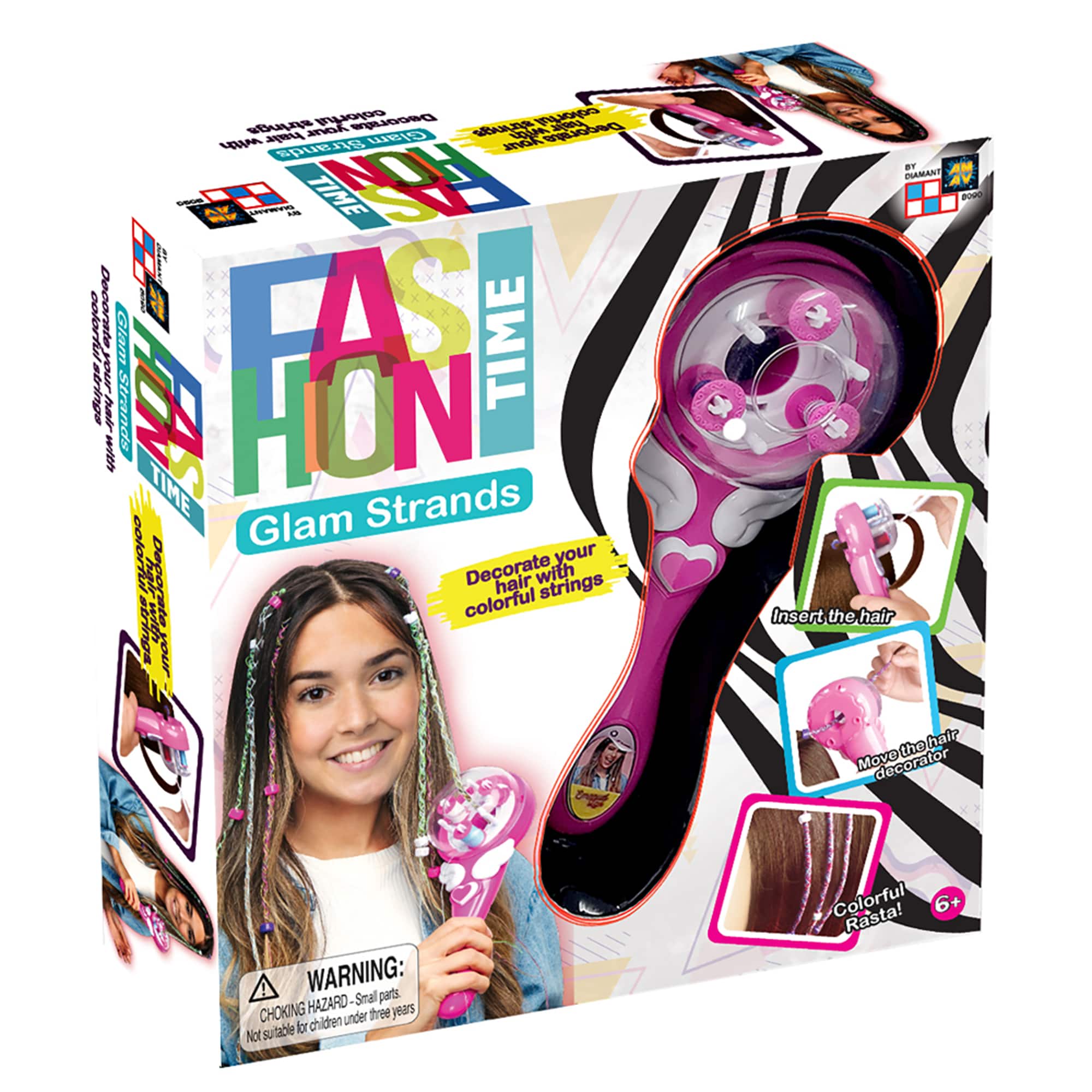 Amav Toys Fashion Time Glam Strands Hair Wrap Activity Kit