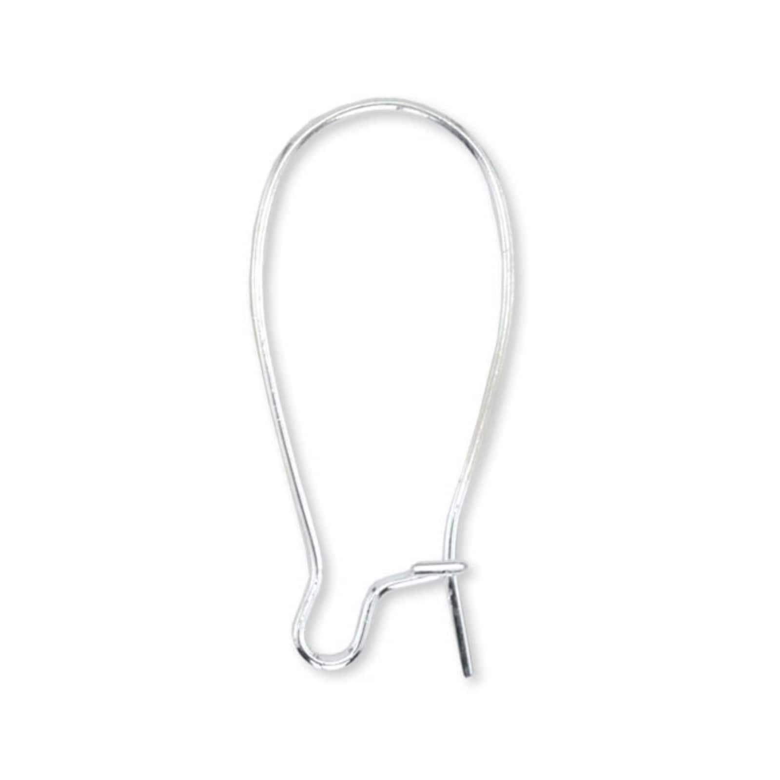 Beadalon® Silver-Plated Kidney Ear Wires, 20ct. | Michaels