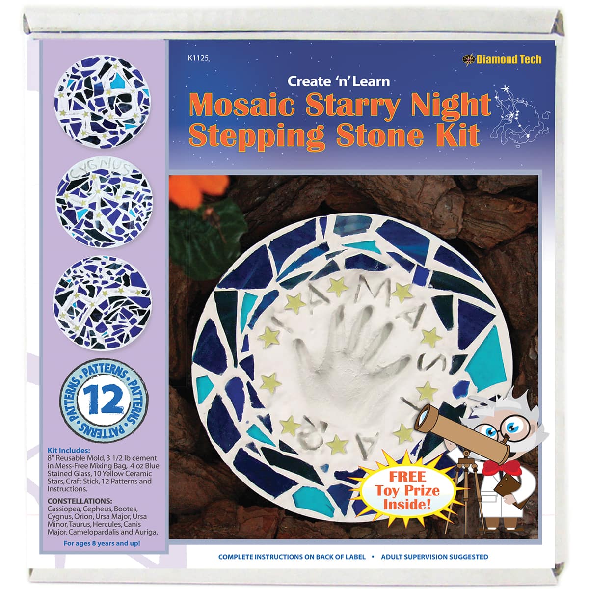 Mosaic Mercantile Mosaic Starry Night Stepping Stone Kit