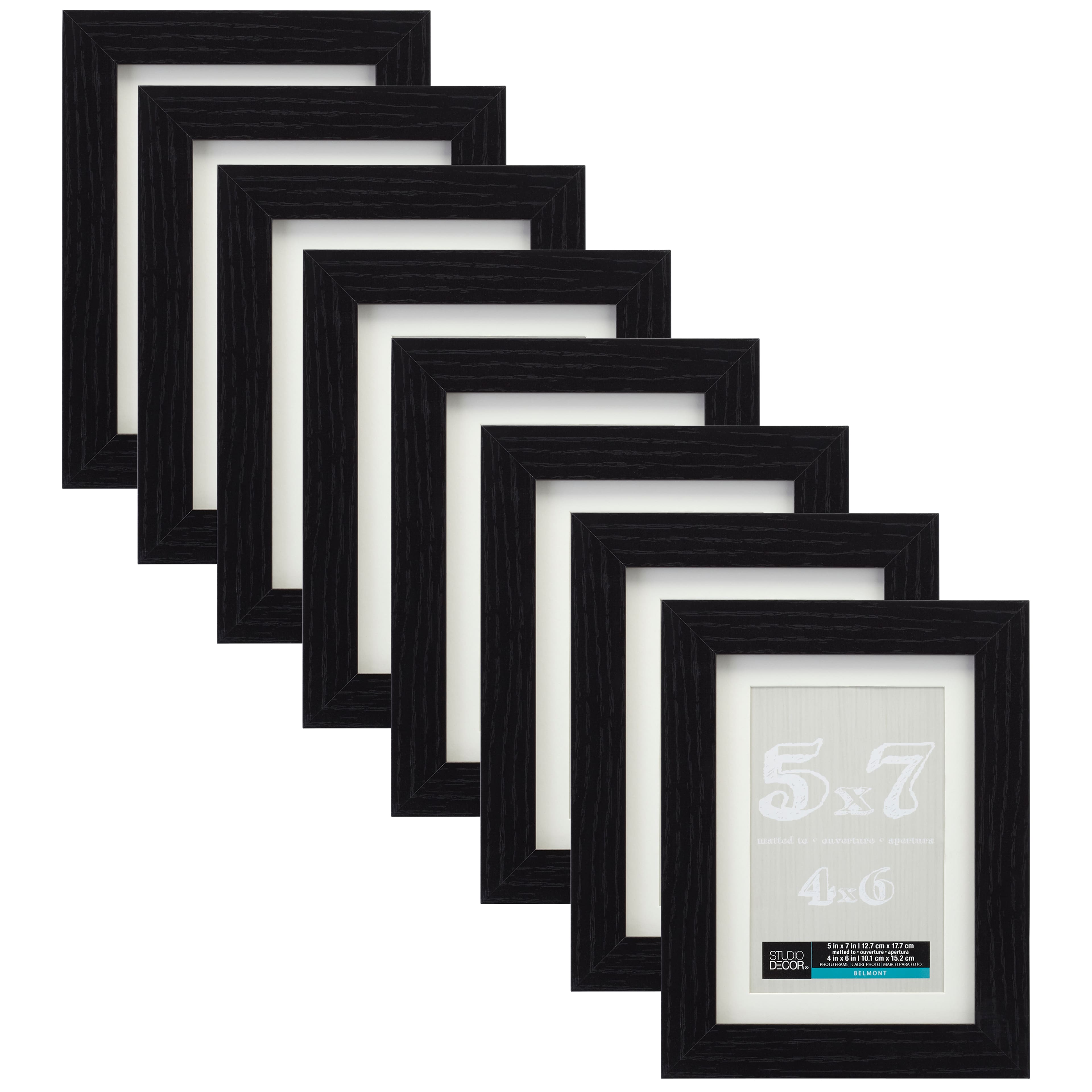 Icon Wood 4x6 Black Picture Frame + Reviews