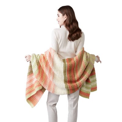 Caron® Cakes™ Mosaic Knit Wrap