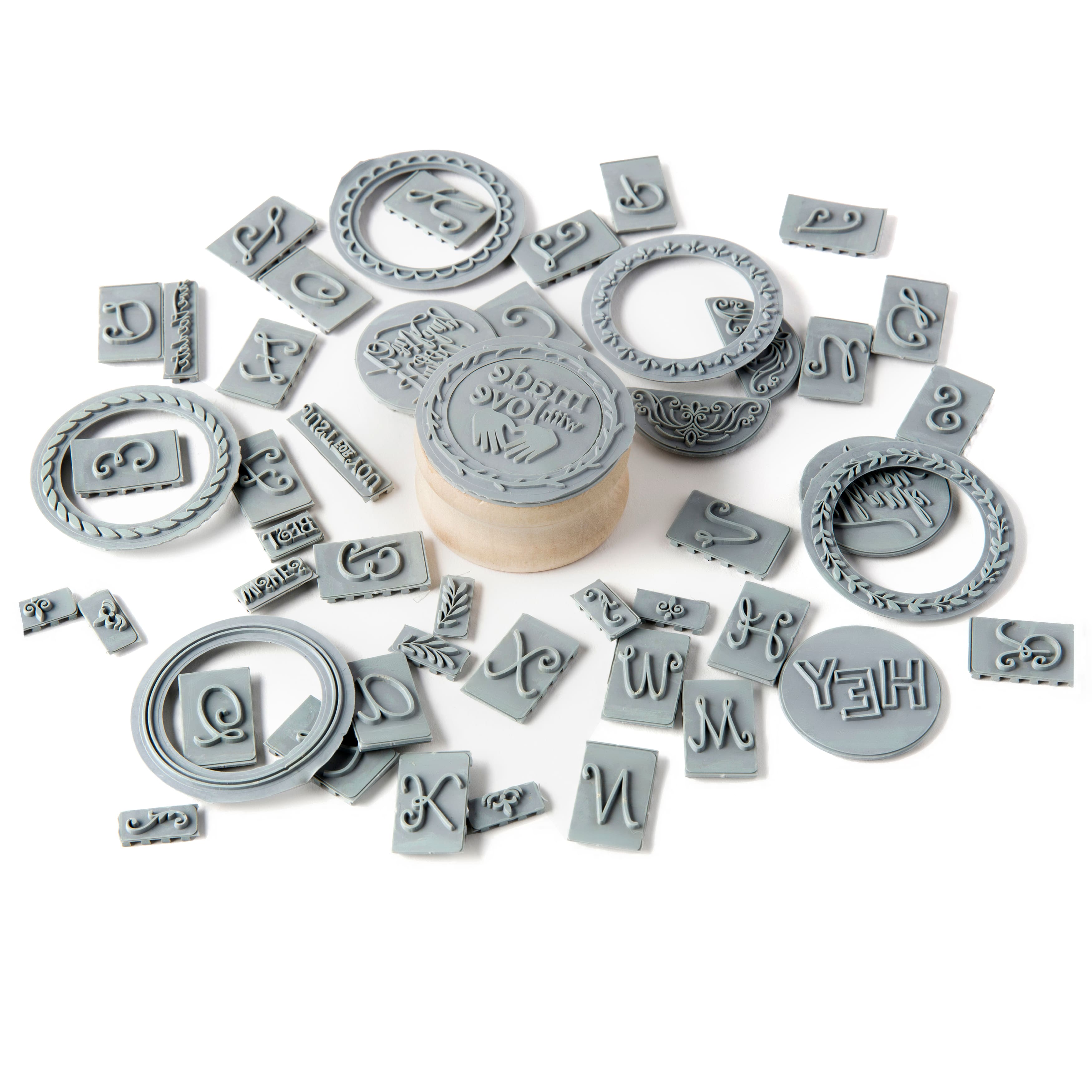 6 Pack: Interchangeable Monogram Stamp Kit by Recollections&#x2122;