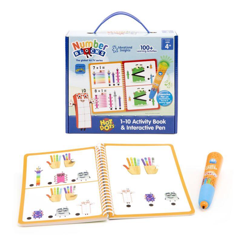 Educational Insights® Hot Dots Numberblocks 1-10 Activity Book